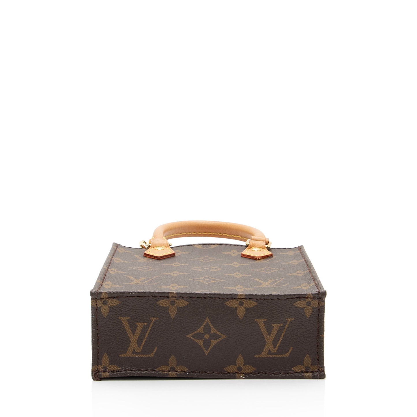 Louis Vuitton Monogram Canvas Petit Sac Plat Shoulder Bag (SHF-XKuDno)