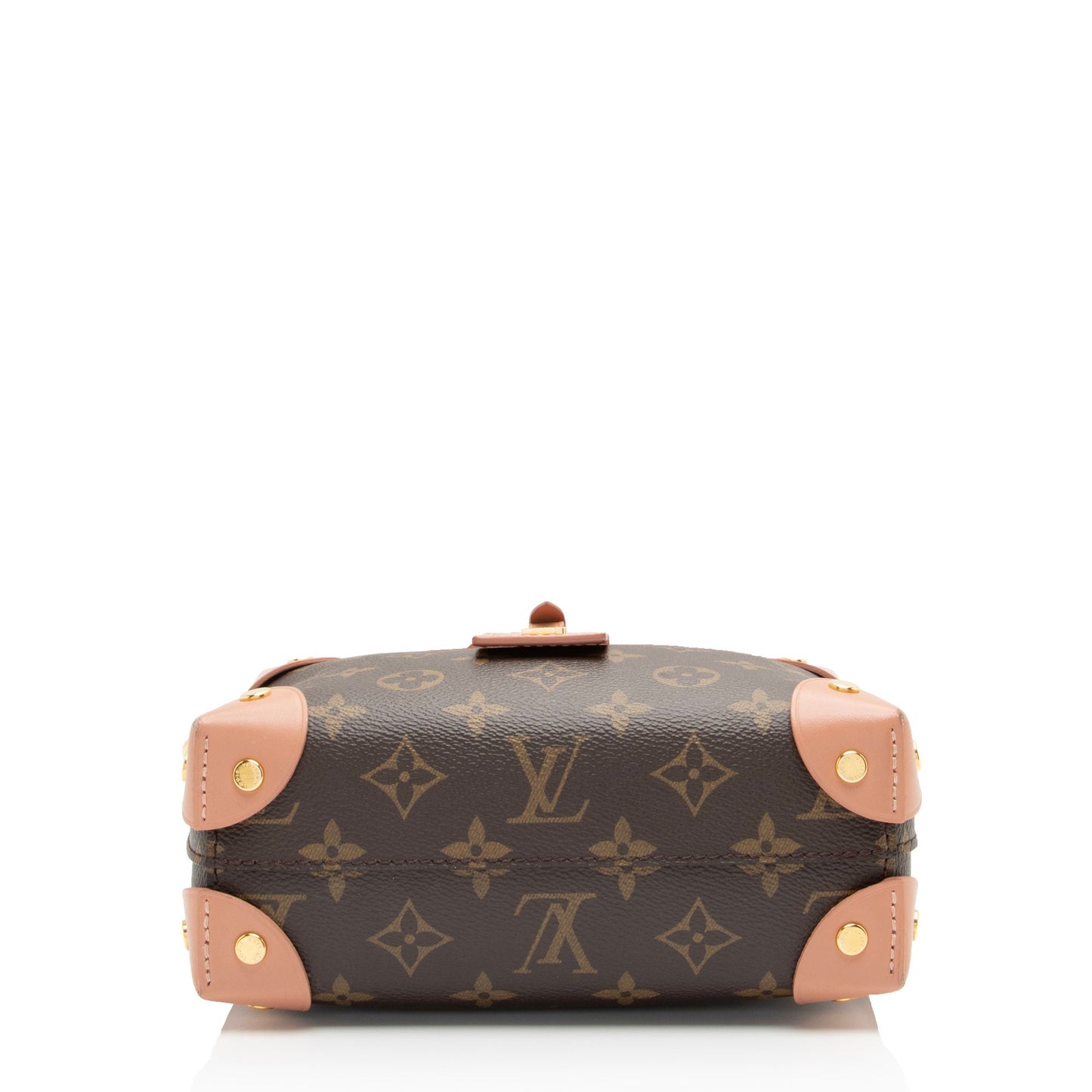 Louis Vuitton Monogram Canvas Petite Malle Souple Satchel (SHF-O504Pc)