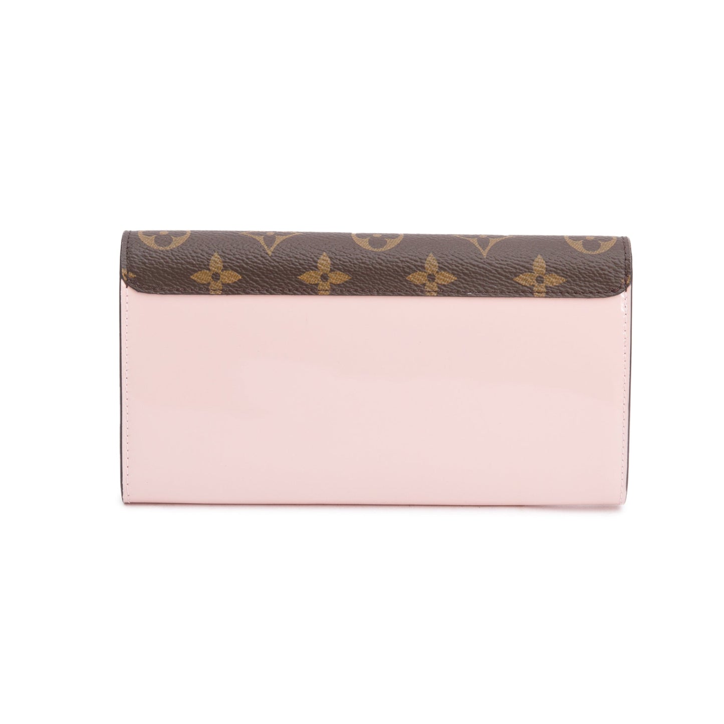 Louis Vuitton Monogram Canvas Pink Vernis Cherrywood Wallet