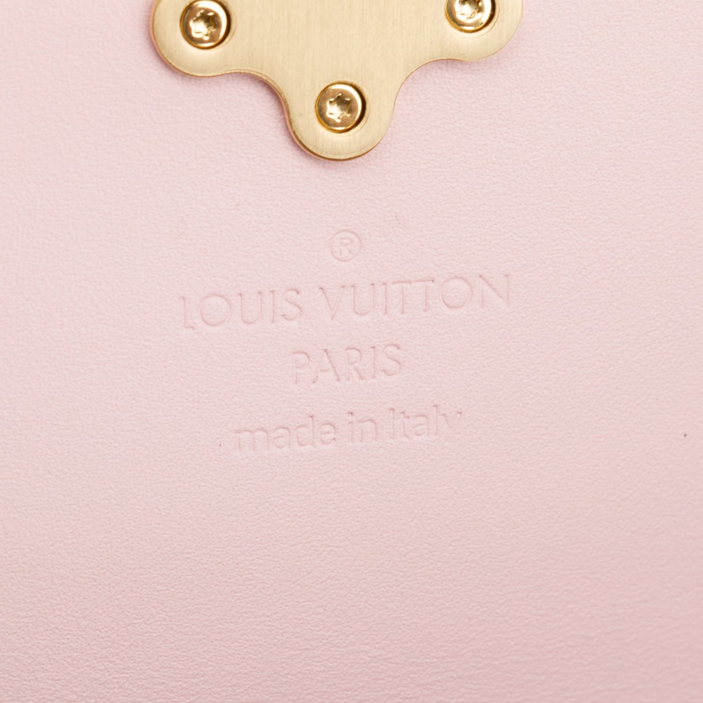 Louis Vuitton Monogram Canvas Pink Vernis Cherrywood Wallet