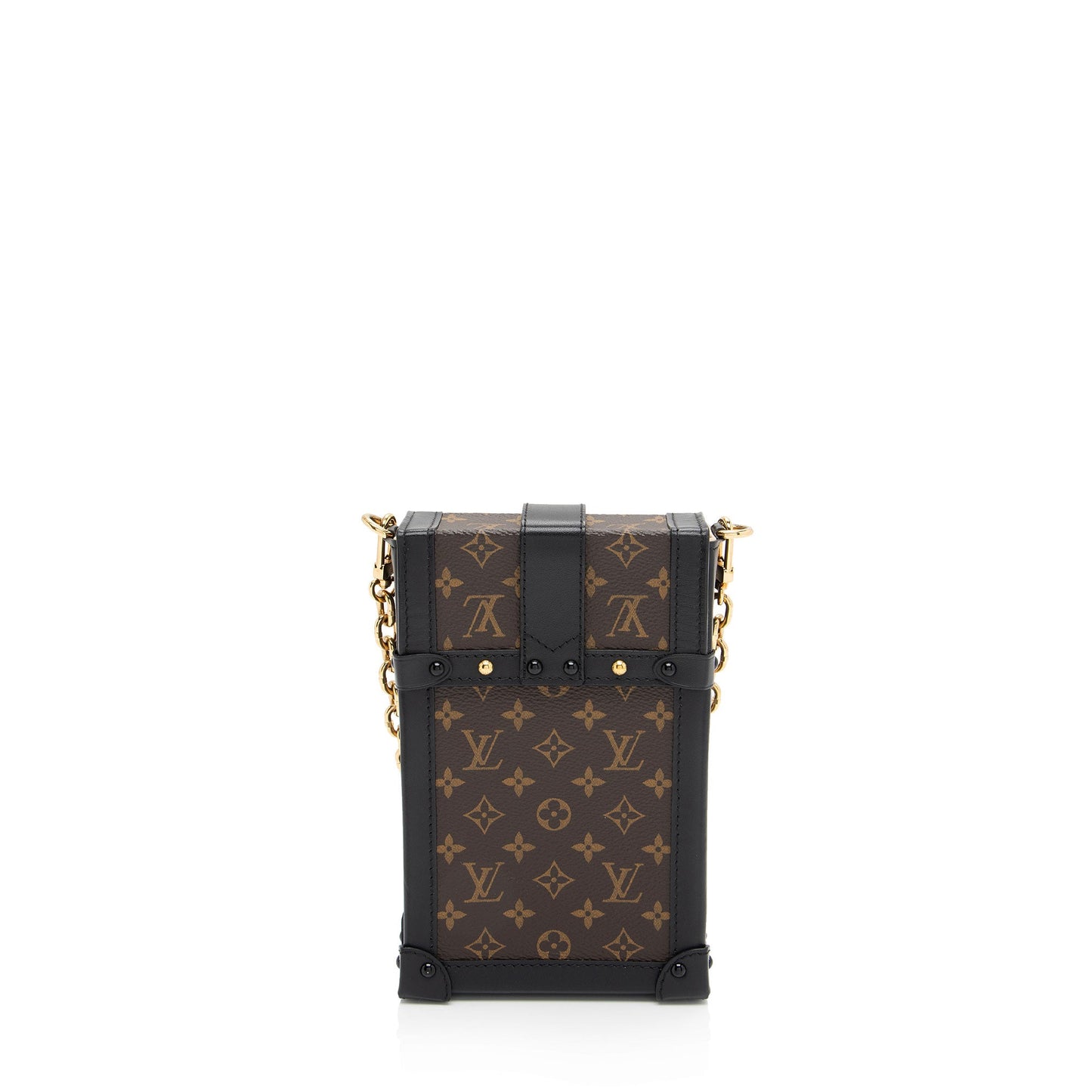 Louis Vuitton Monogram Canvas Pochette Trunk Vertical Shoulder Bag (SHF-9nXL0z)