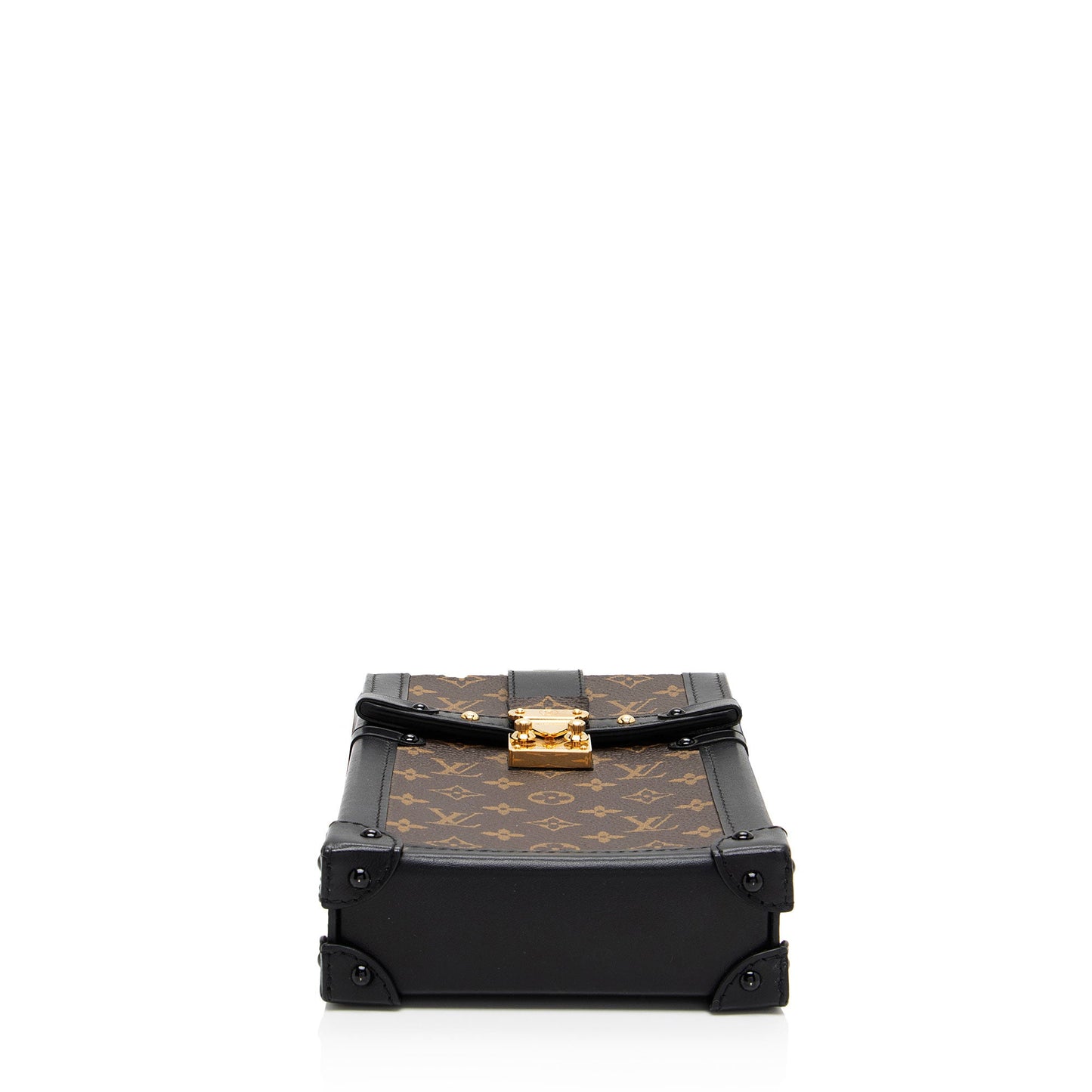 Louis Vuitton Monogram Canvas Pochette Trunk Vertical Shoulder Bag (SHF-9nXL0z)