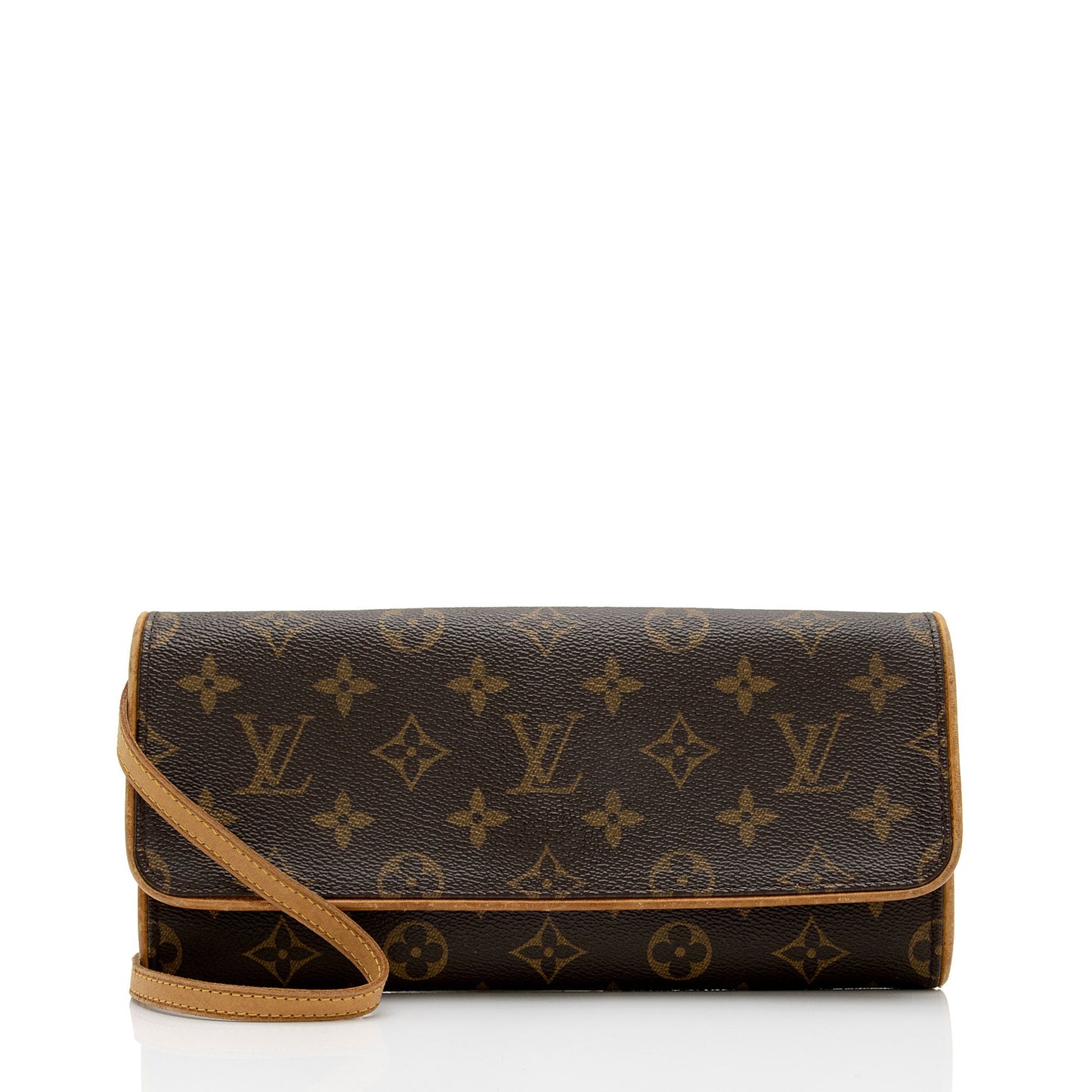 Louis Vuitton Monogram Canvas Pochette Twin GM Shoulder Bag (SHF-g7huHA)