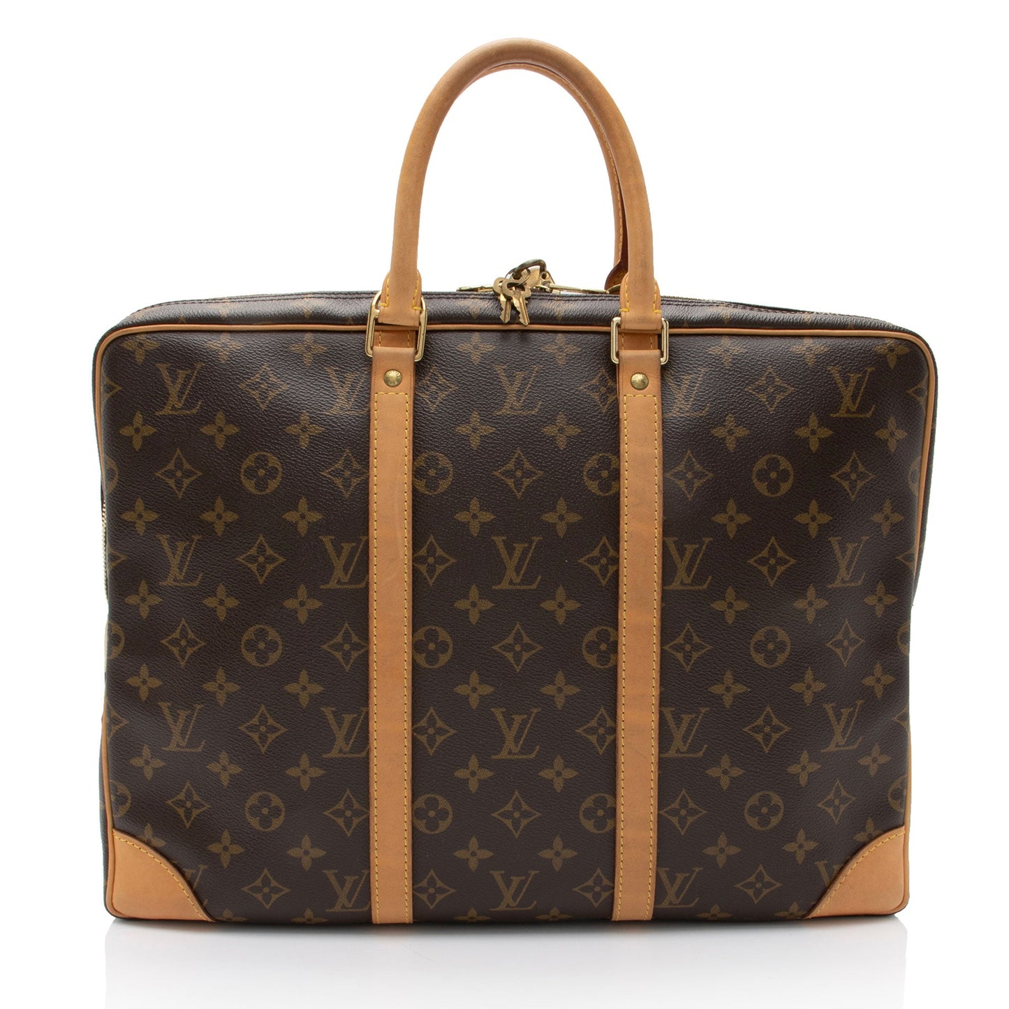 Louis Vuitton Monogram Canvas Porte Documents Voyage Bag (SHF-ajQncv)
