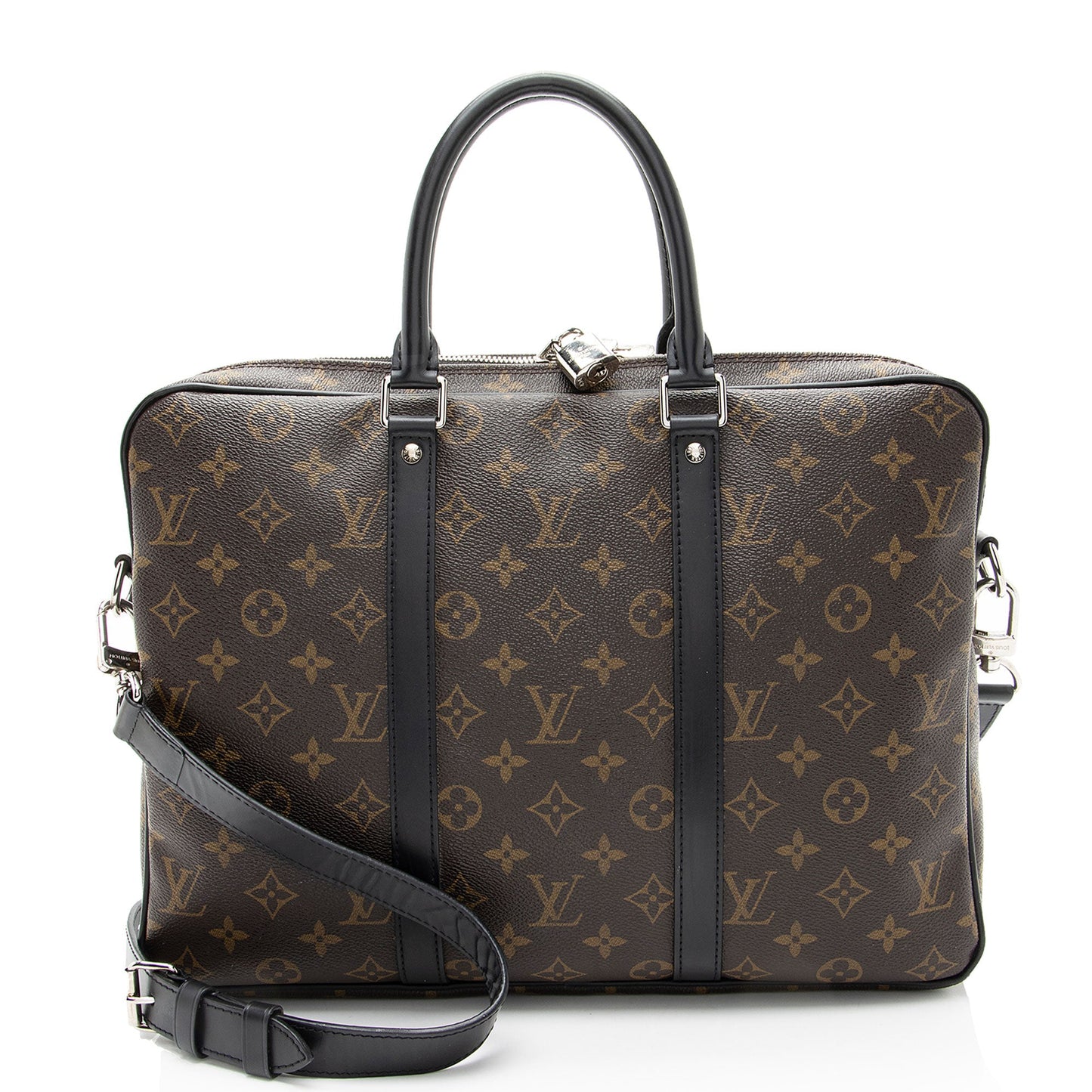Louis Vuitton Monogram Canvas Porte Documents Voyage PM Messenger