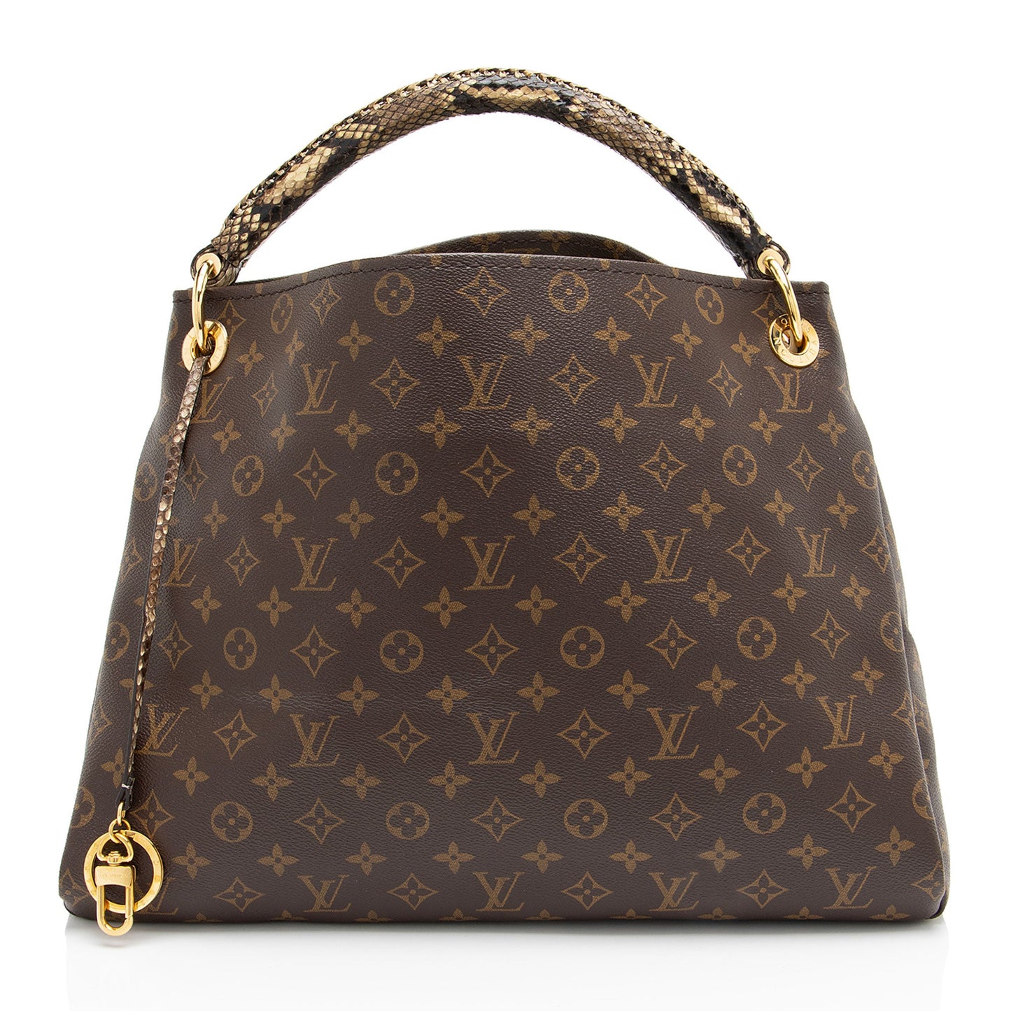 Louis Vuitton Monogram Canvas Python Artsy MM Shoulder Bag