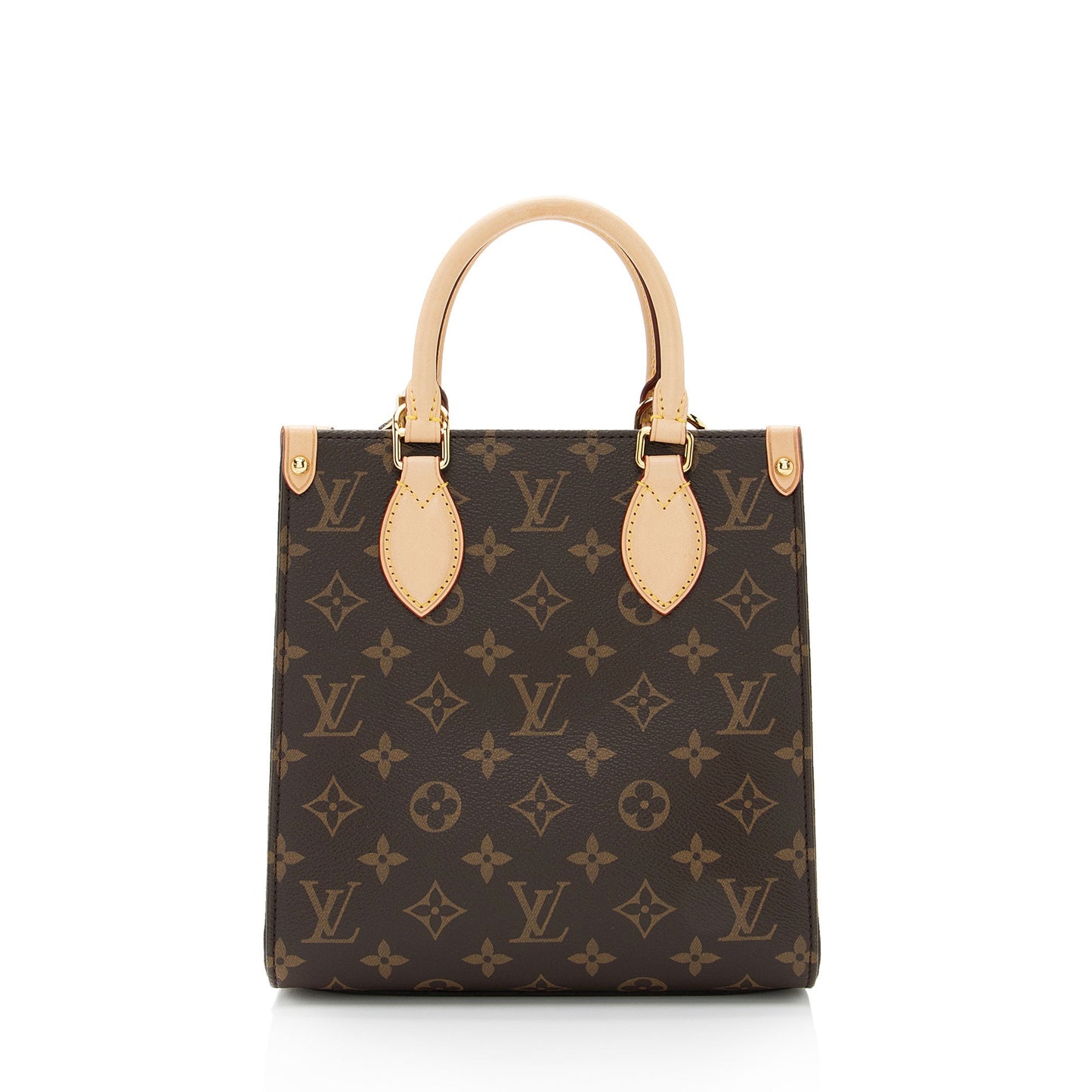 Louis Vuitton Monogram Canvas Sac Plat BB Tote (SHF-CEDheN)