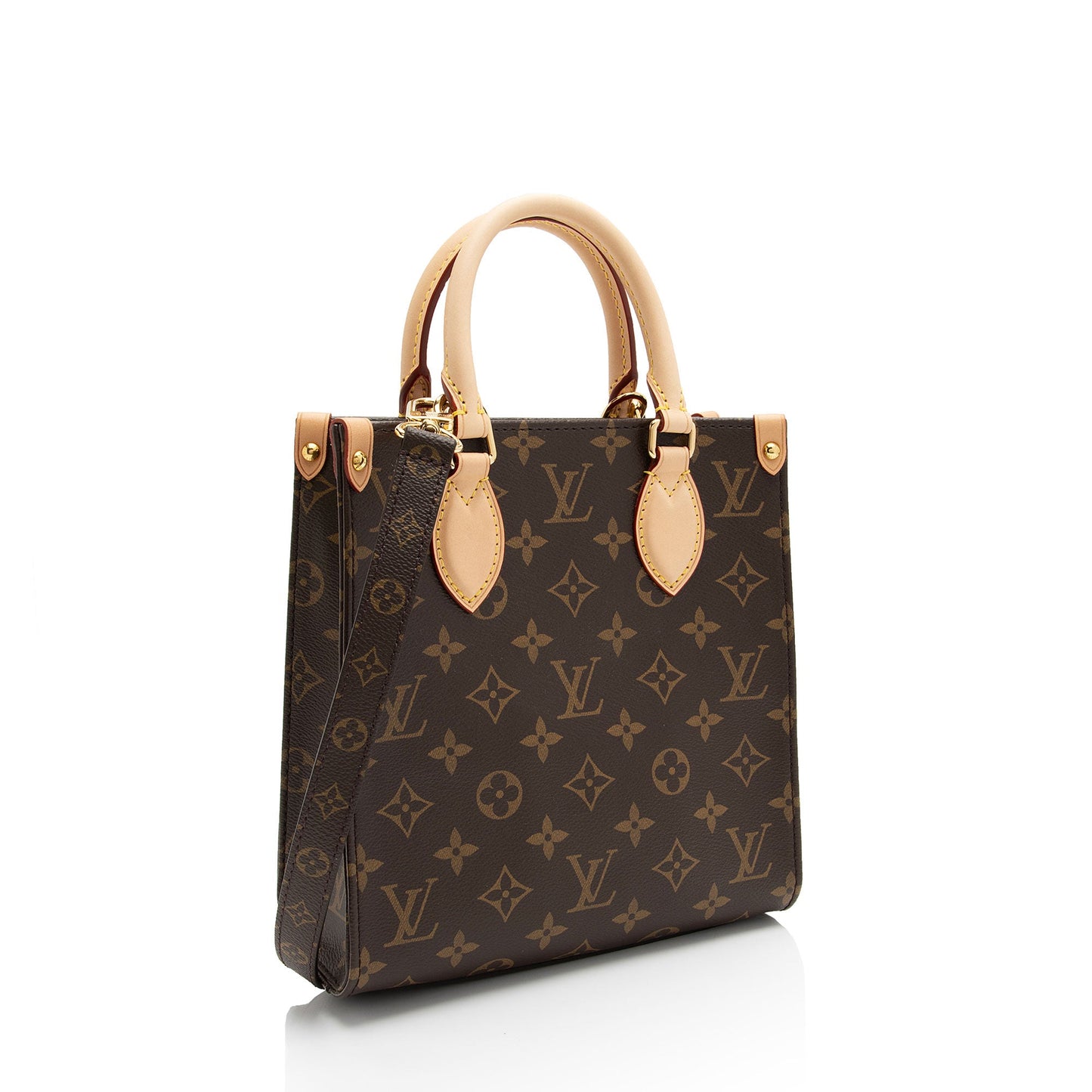 Louis Vuitton Monogram Canvas Sac Plat BB Tote (SHF-OfhzXM)