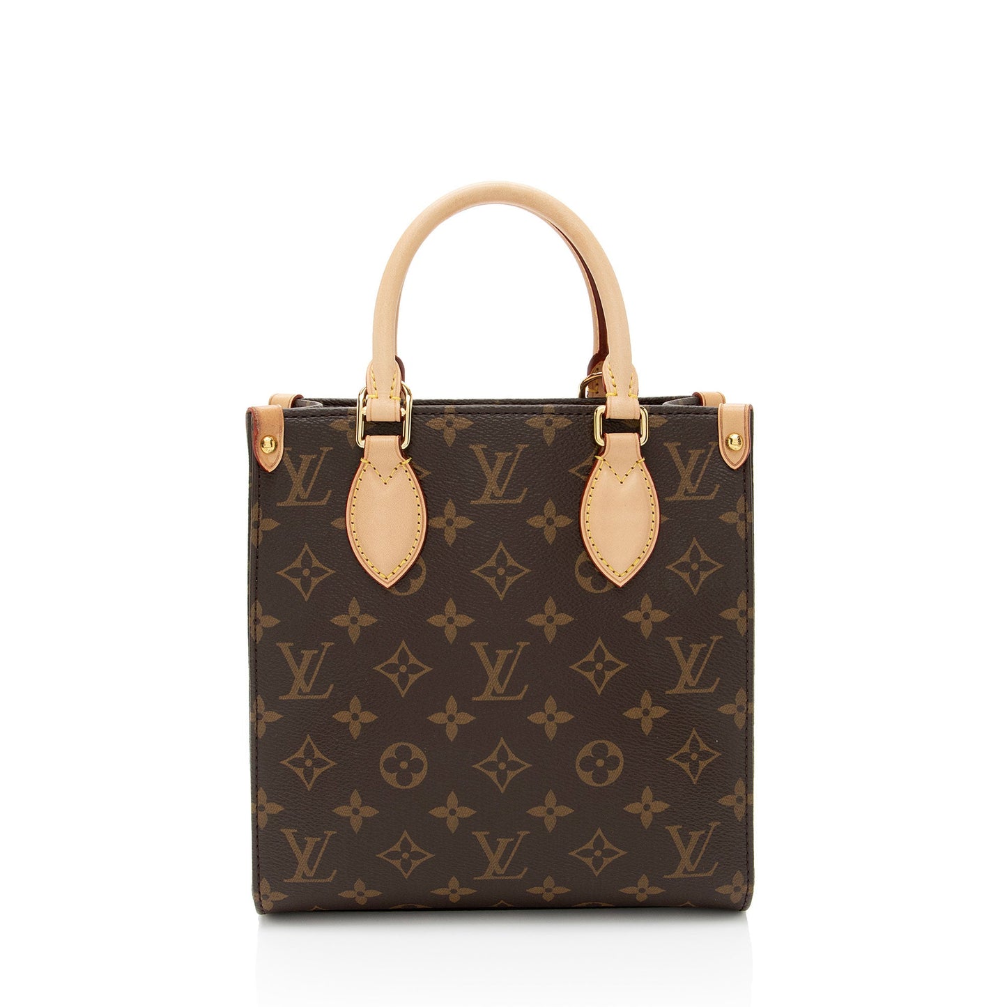 Louis Vuitton Monogram Canvas Sac Plat BB Tote (SHF-jjfyxK)
