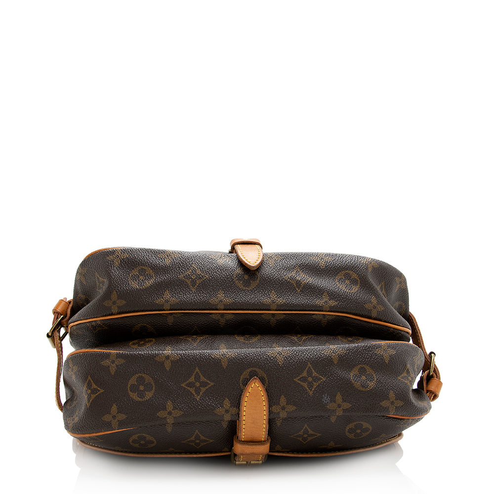 Louis Vuitton Vintage Monogram Canvas Saumur 30 Messenger Bag - FINAL SALE (SHF-20345)