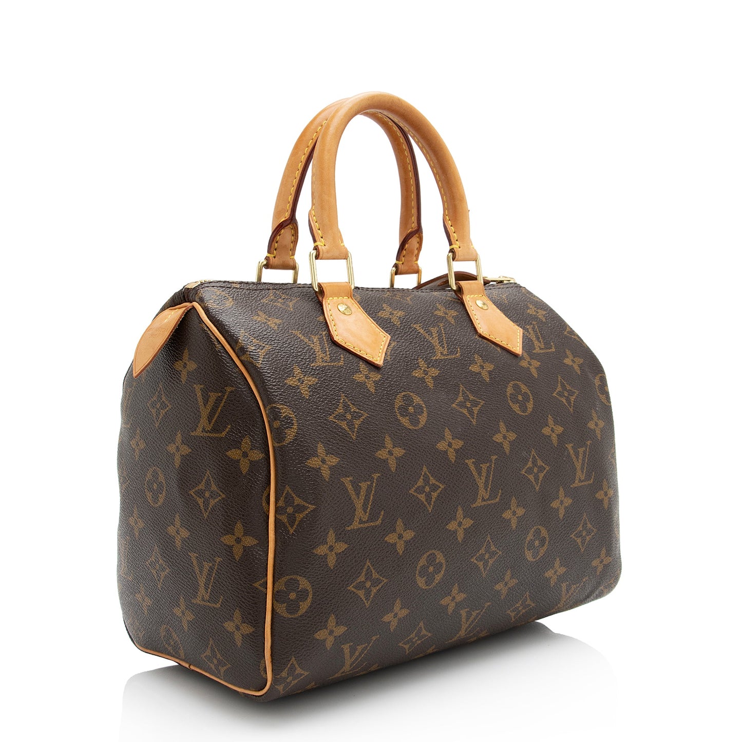 Louis Vuitton Monogram Canvas Speedy 25 Satchel (SHF-23455)