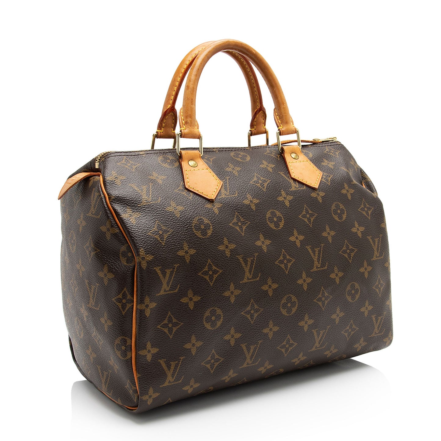 Louis Vuitton Monogram Canvas Speedy 30 Satchel (SHF-ru909w)