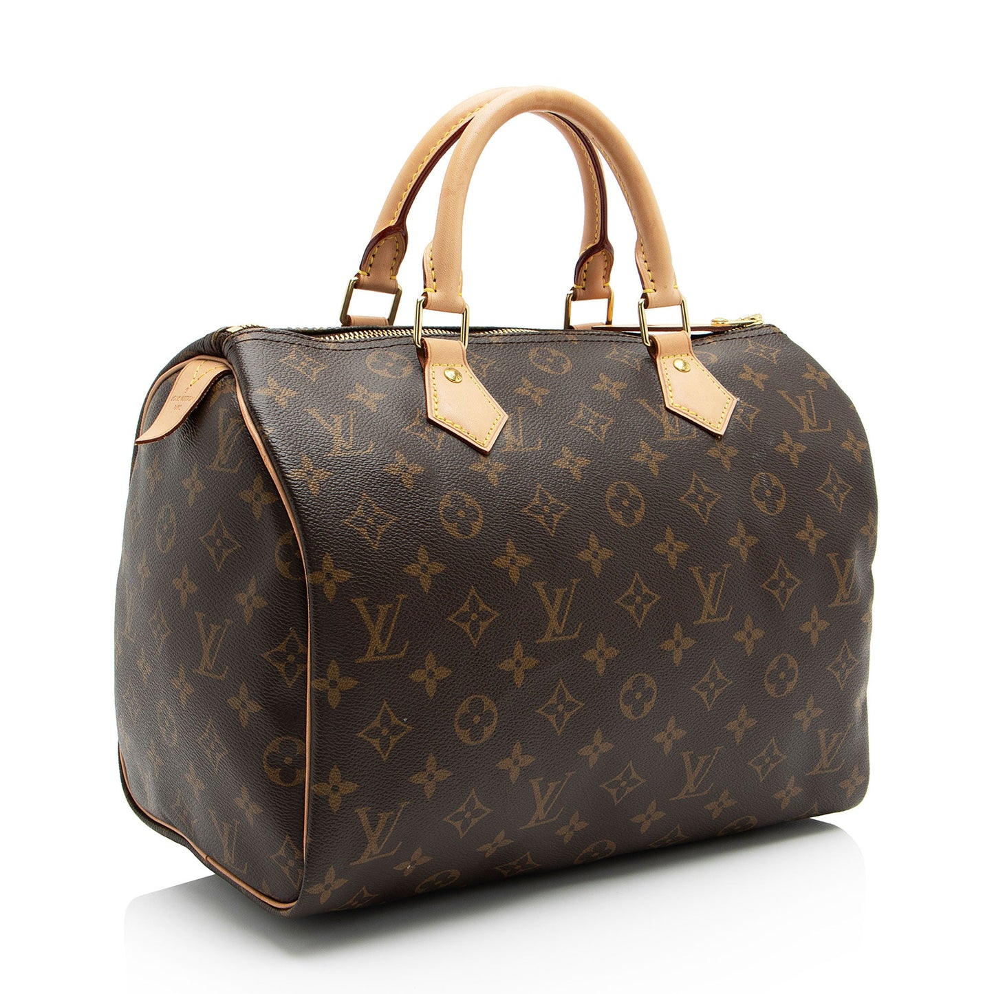 Louis Vuitton Monogram Canvas Speedy 30 Satchel (SHF-FEwSl3)