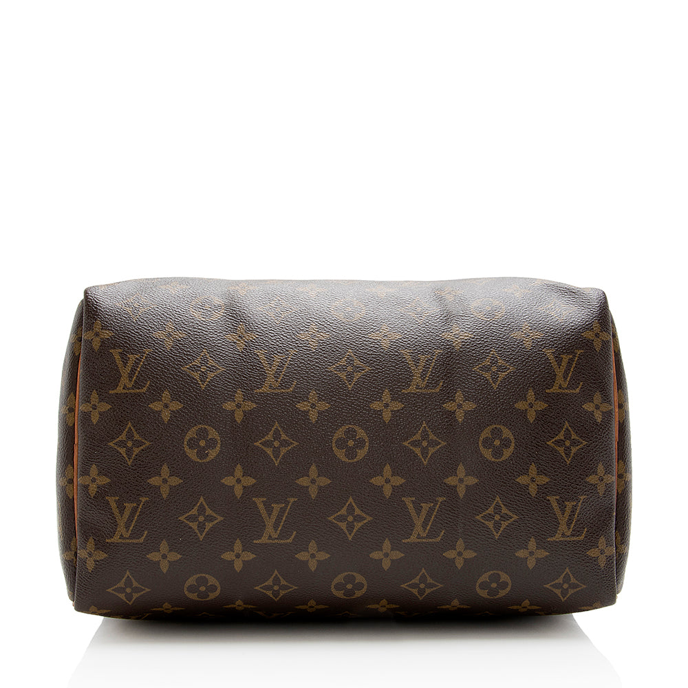 Louis Vuitton Monogram Canvas Speedy 30 Satchel - FINAL SALE (SHF-17824)