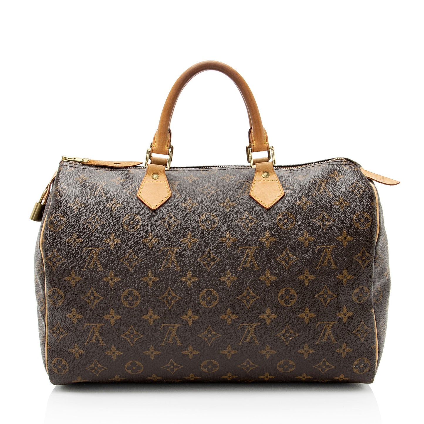 Louis Vuitton Monogram Canvas Speedy 35 Satchel