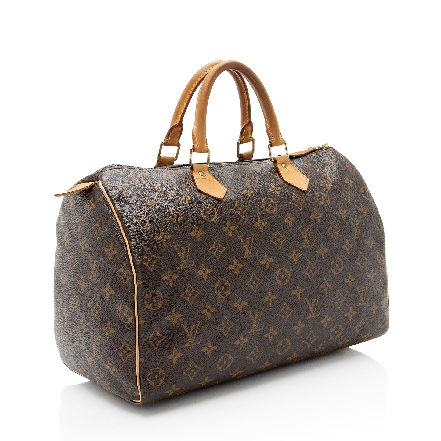 Louis Vuitton Monogram Canvas Speedy 35 Satchel