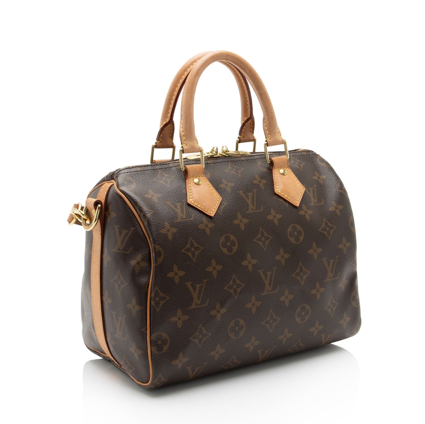 Louis Vuitton Monogram Canvas Speedy Bandouliere 25 Satchel (SHF-W8Tm55)