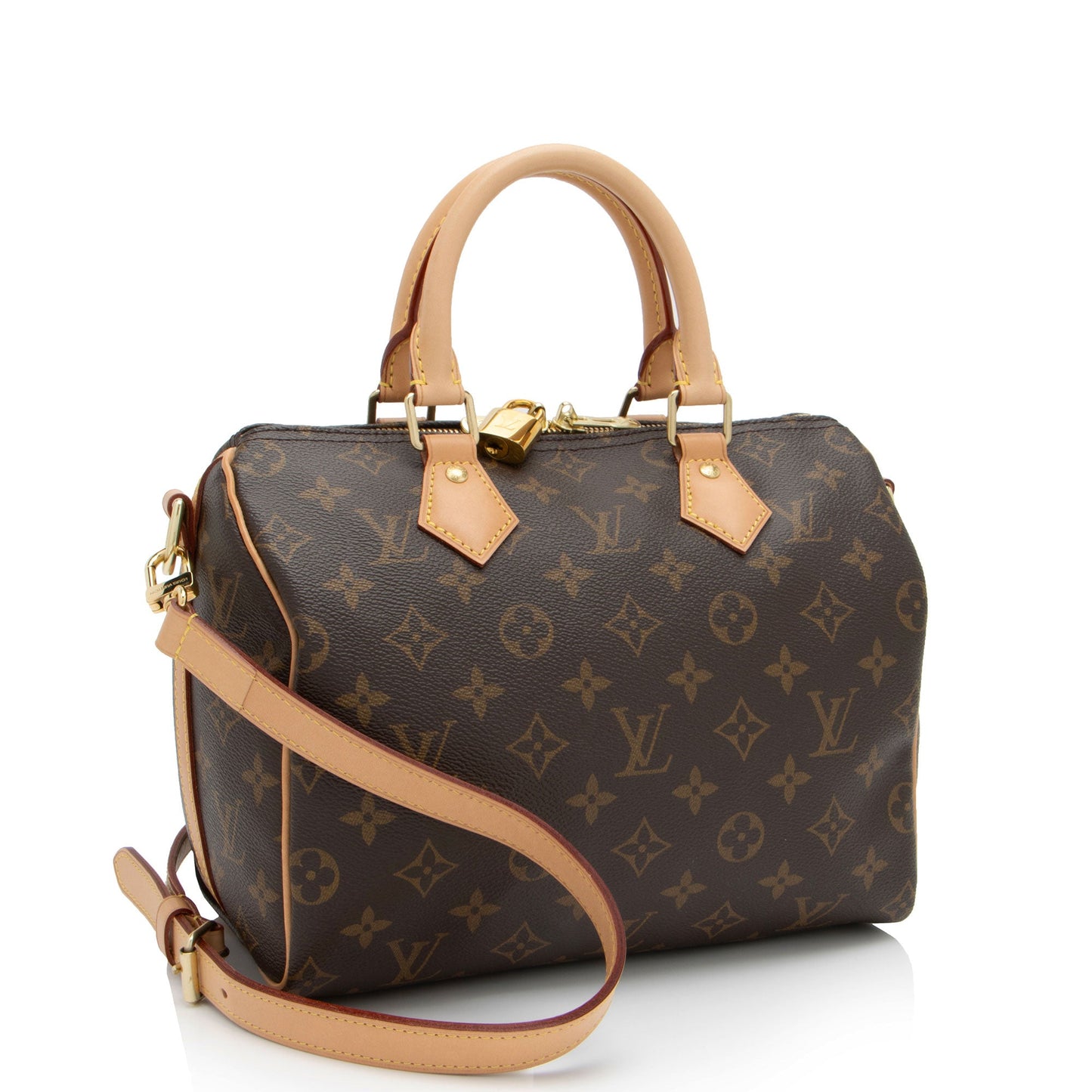 Louis Vuitton Monogram Canvas Speedy Bandouliere 25 Satchel (SHF-3K4Gdy)