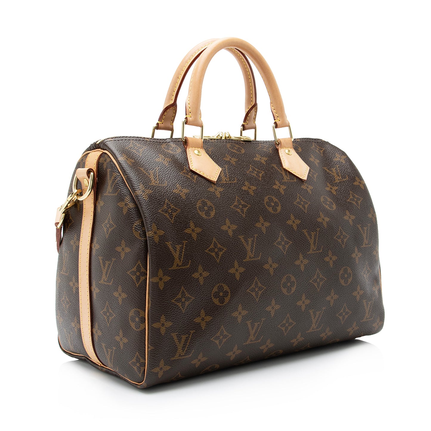 Louis Vuitton Monogram Canvas Speedy Bandouliere 30 Satchel (SHF-23067)
