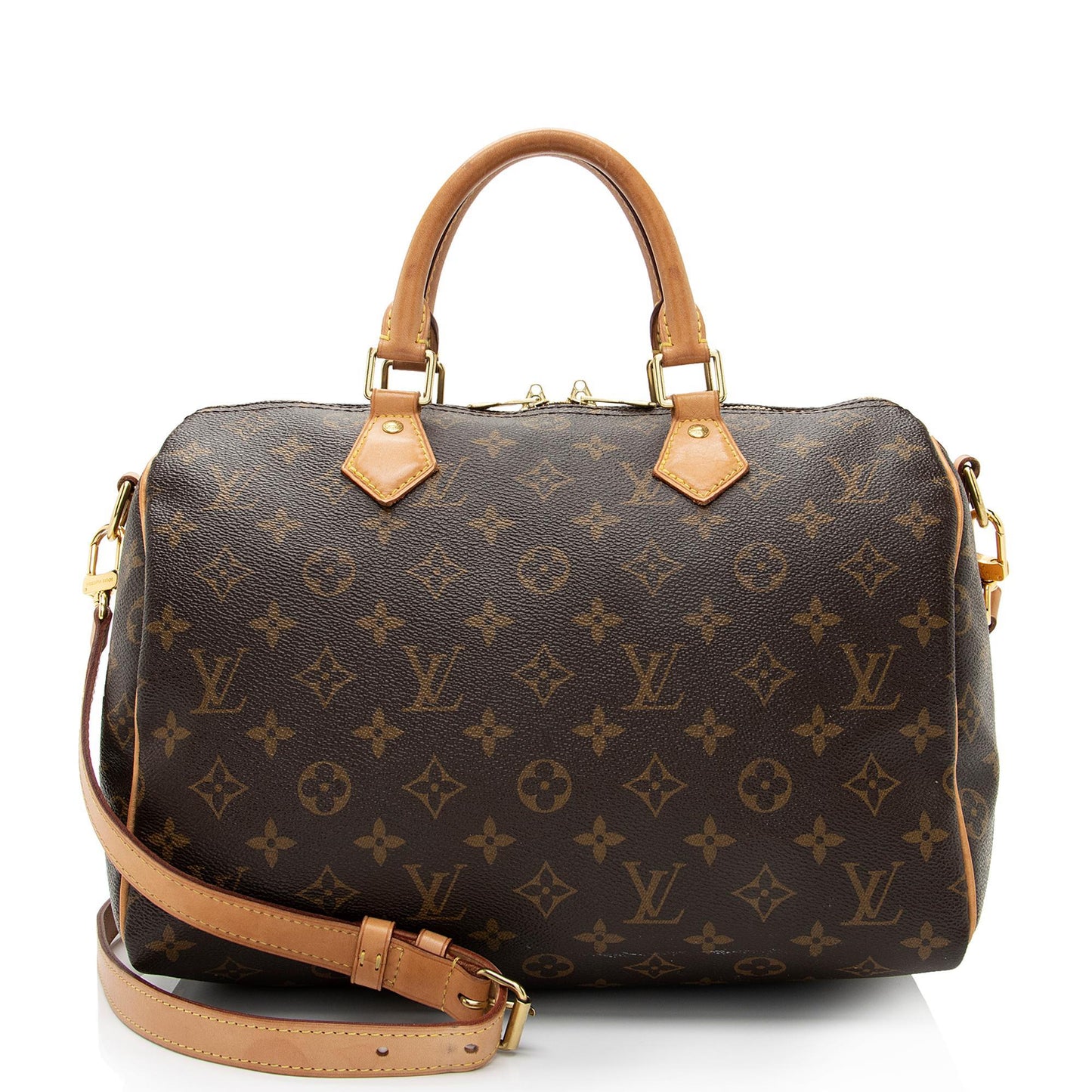 Louis Vuitton Monogram Canvas Speedy Bandouliere 30 Satchel (SHF-9WC80g)