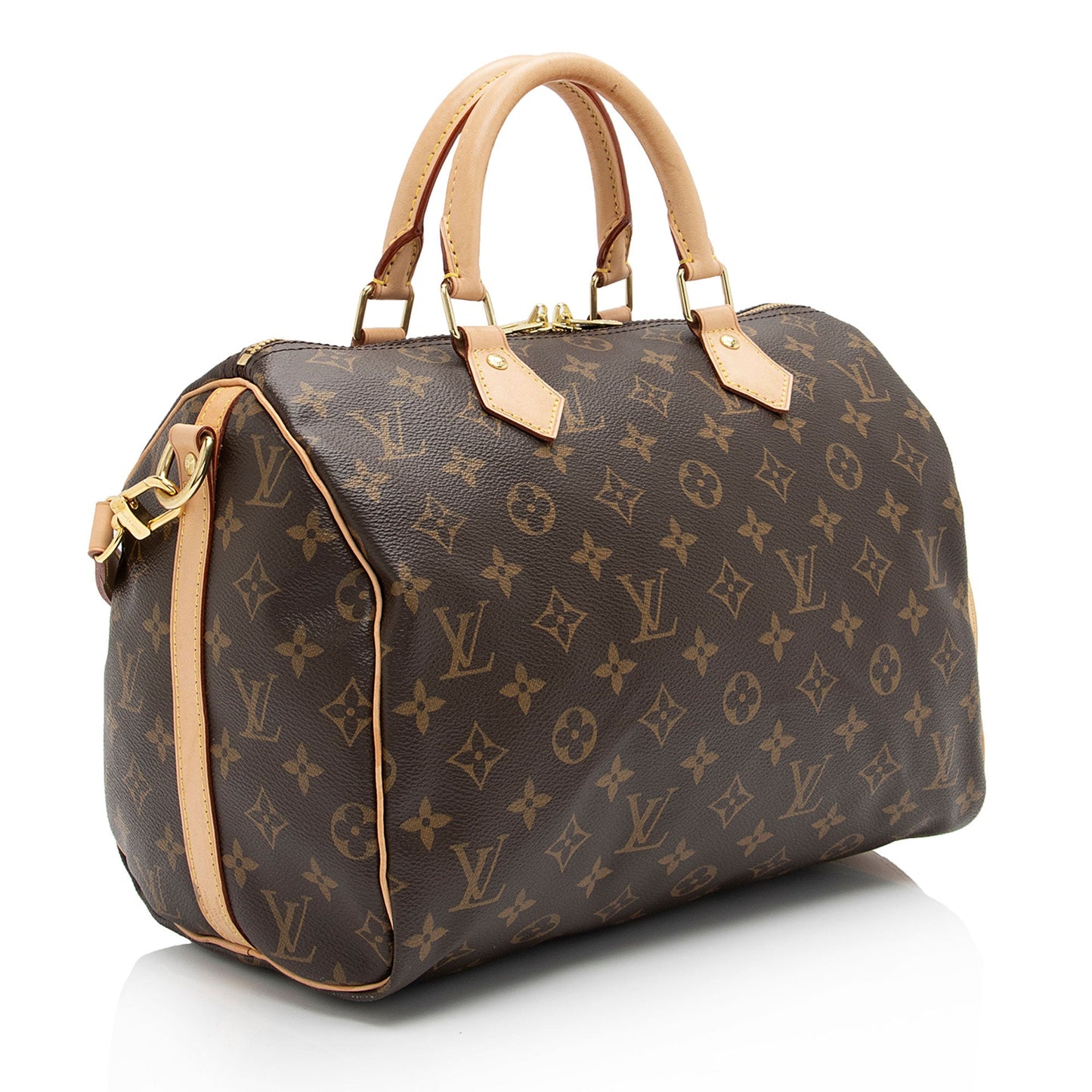 Louis Vuitton Monogram Canvas Speedy Bandouliere 30 Satchel (SHF-ofssD0)
