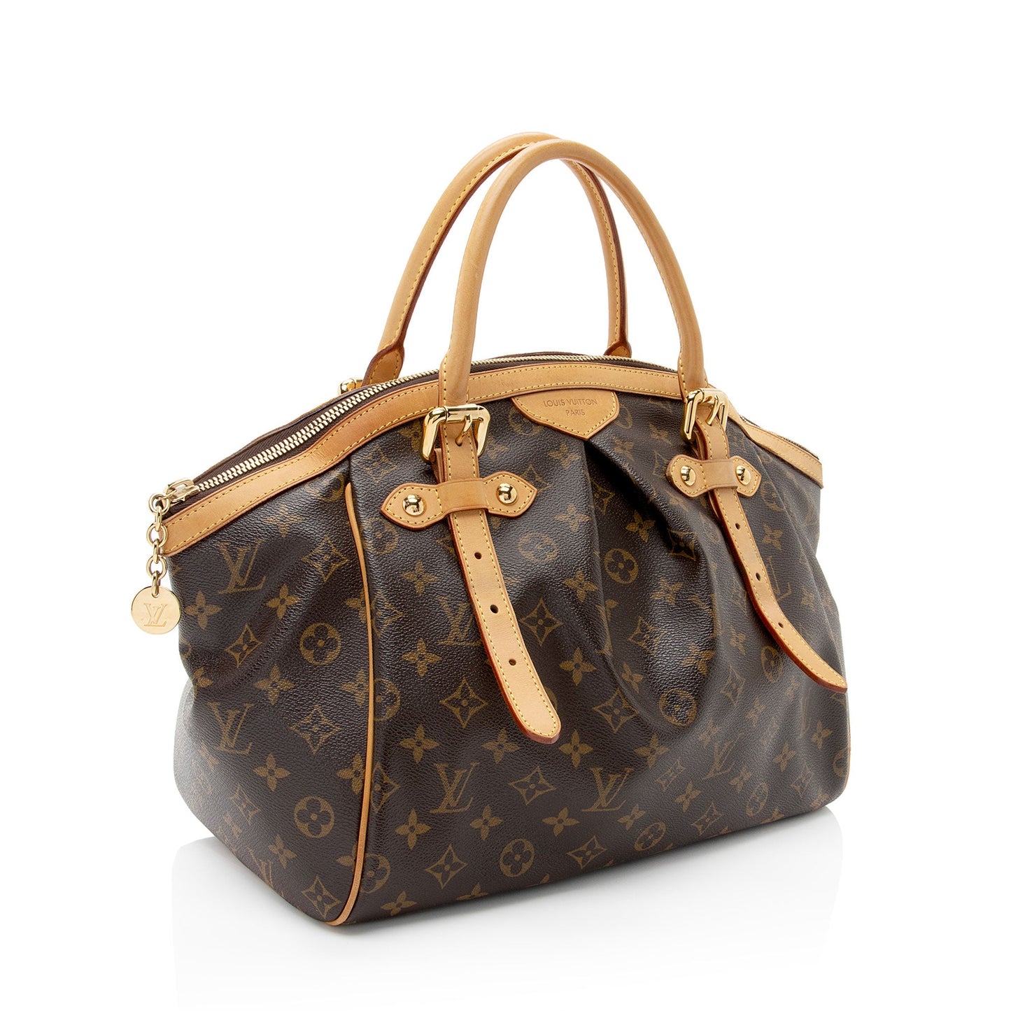 Louis Vuitton Monogram Canvas Tivoli GM Satchel (SHF-667bj5)