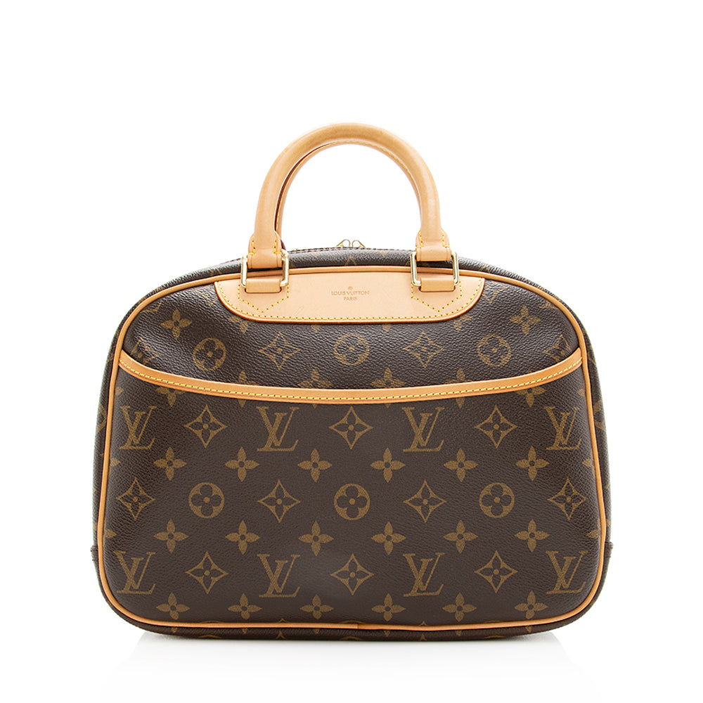 Louis Vuitton Monogram Canvas Trouville Satchel (SHF-20022)