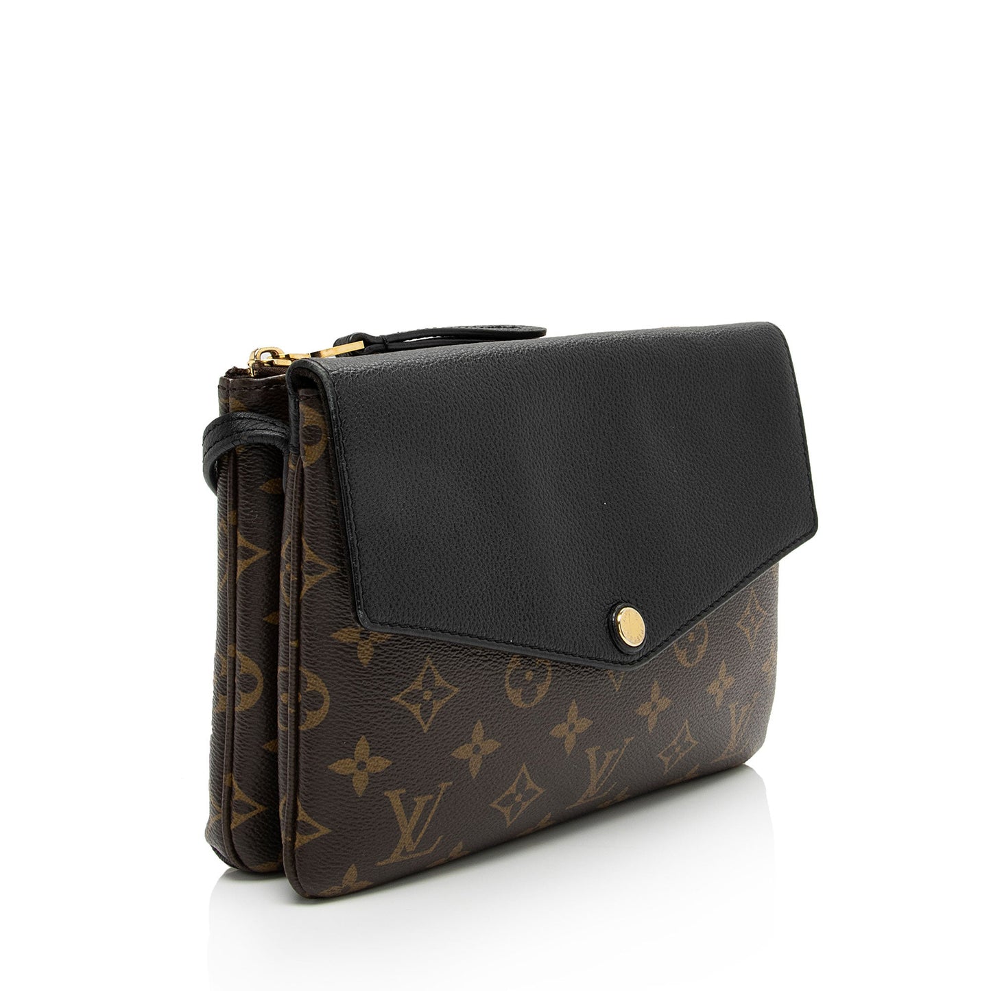 Louis Vuitton Monogram Canvas Twinset Shoulder Bag (SHF-6mMbf4)