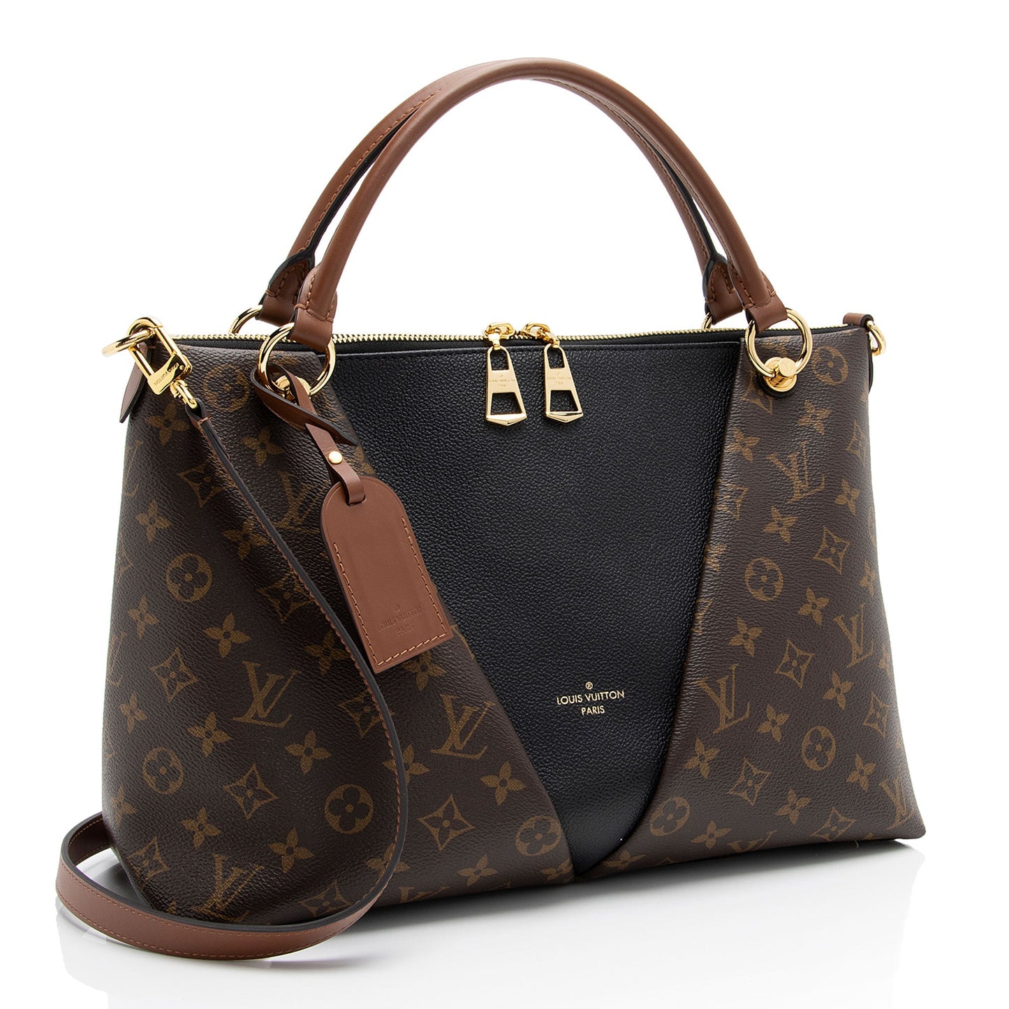 Louis Vuitton Monogram Canvas V Tote MM (SHF-mj9iOY)