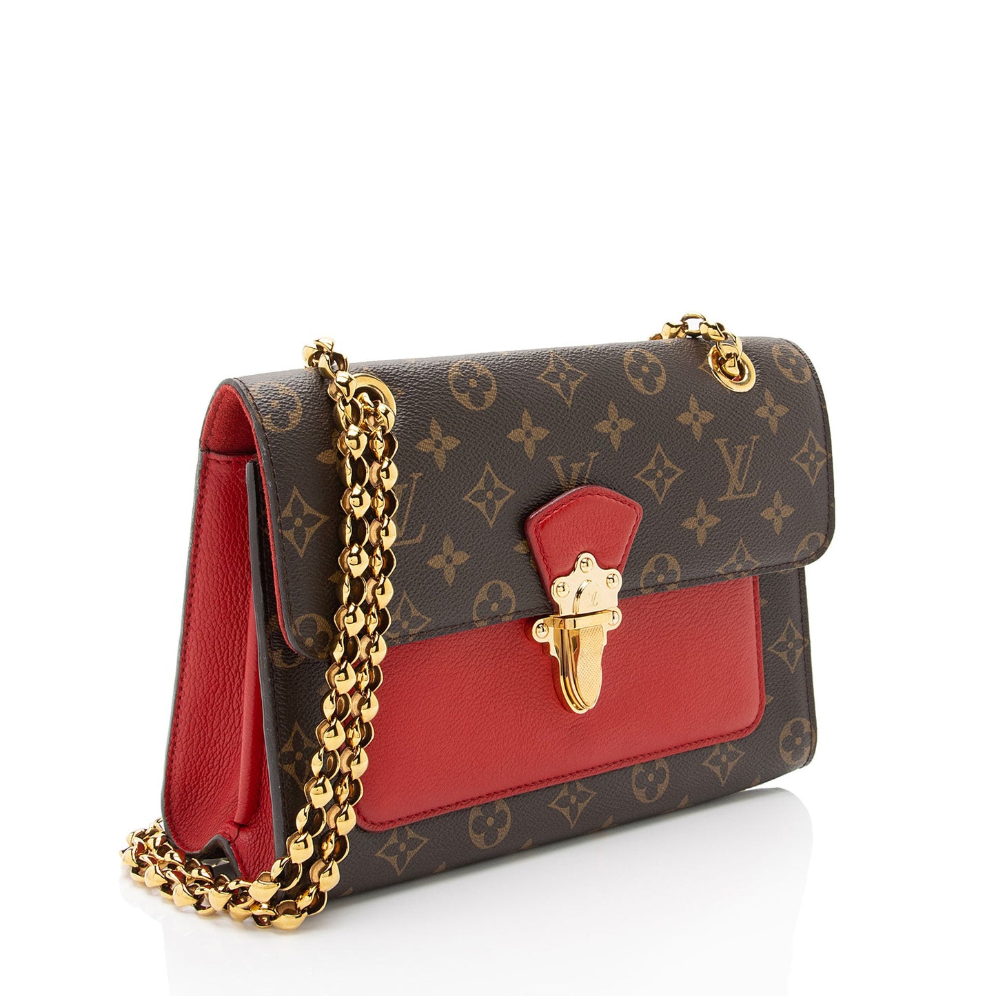 Louis Vuitton Monogram Canvas Victoire Chain Bag (SHF-cjtklU)