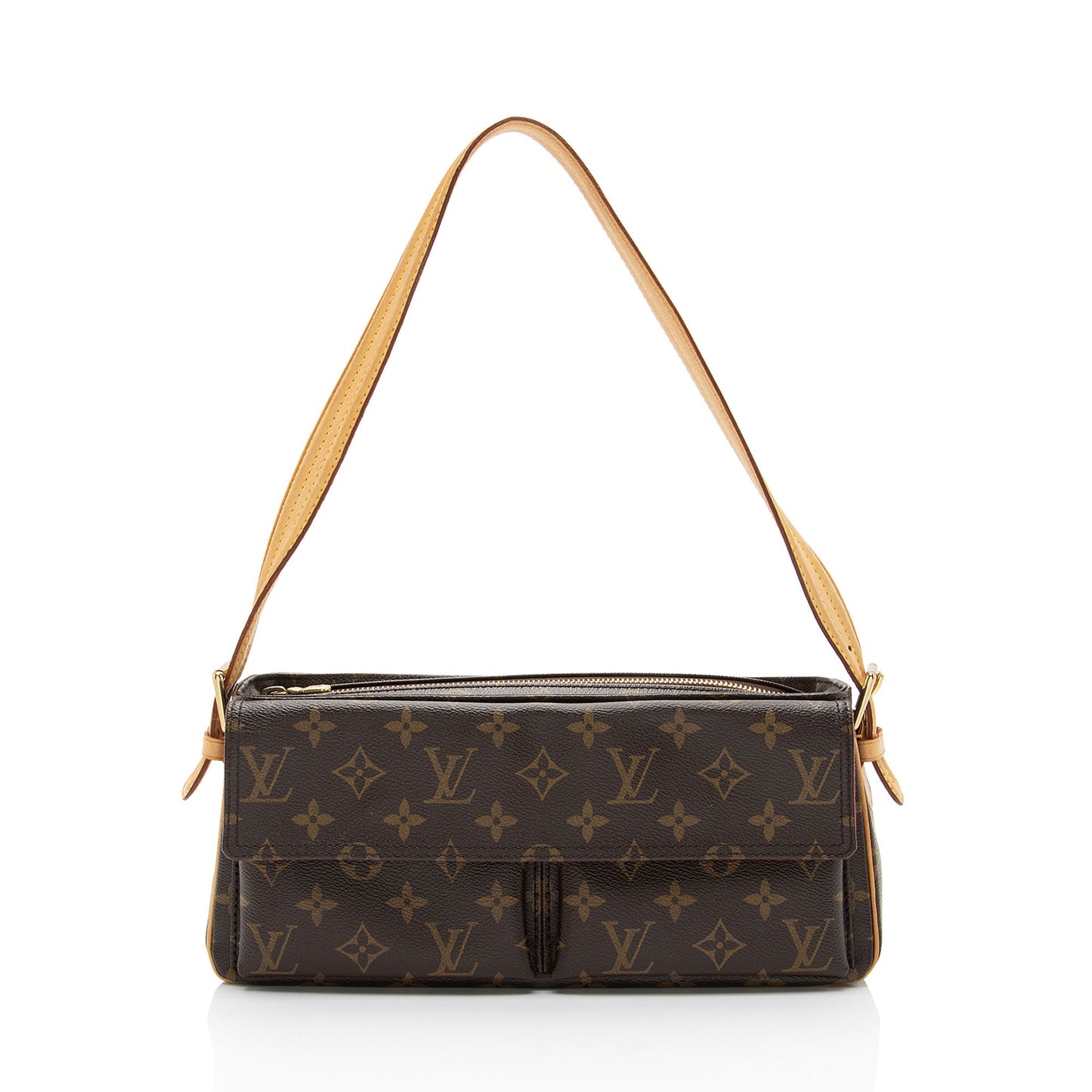 Louis Vuitton Monogram Canvas Viva Cite MM Shoulder Bag (SHF-m3qw2r)