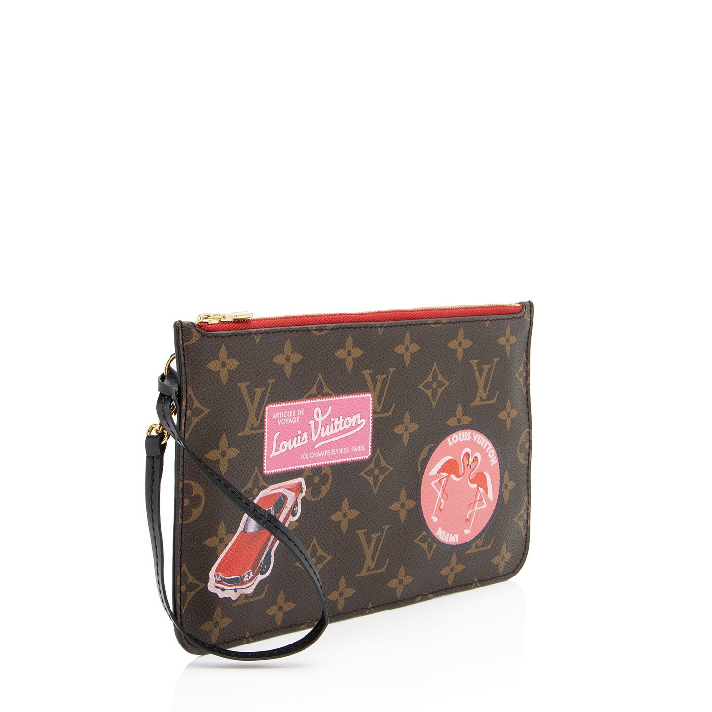 Louis Vuitton Monogram Canvas World Tour Neverfull MM Pochette
