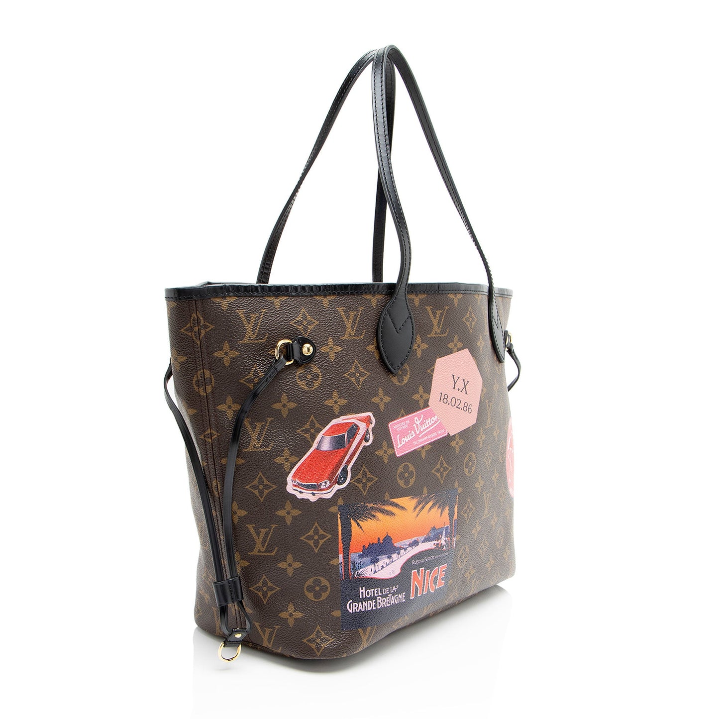 Louis Vuitton Monogram Canvas World Tour Neverfull MM Tote