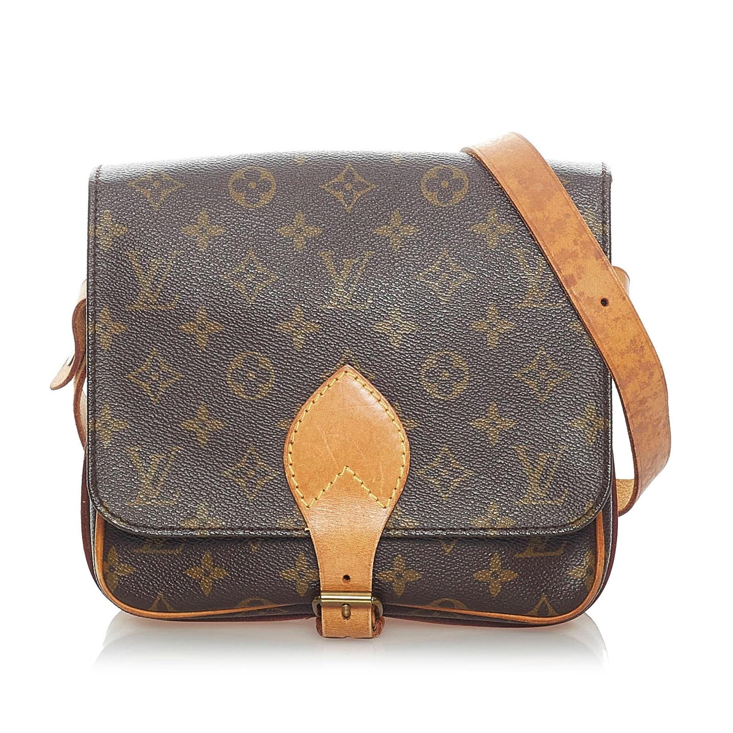 Louis Vuitton Monogram Cartouchiere MM (SHG-32196)