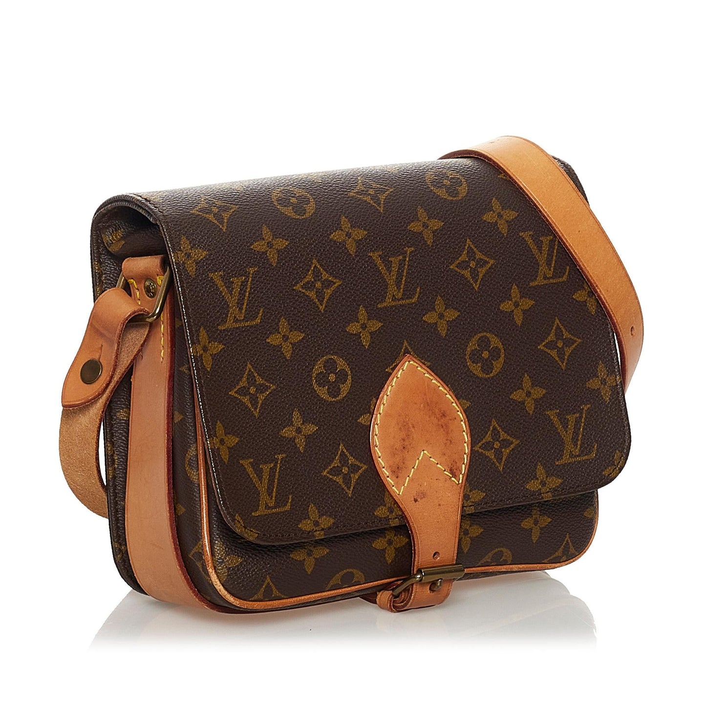 Louis Vuitton Monogram Cartouchiere MM (SHG-34703)