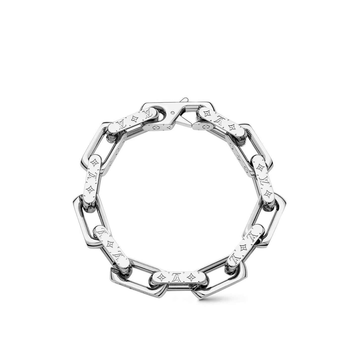 LOUIS VUITTON MONOGRAM CHAIN LINK BRACELET