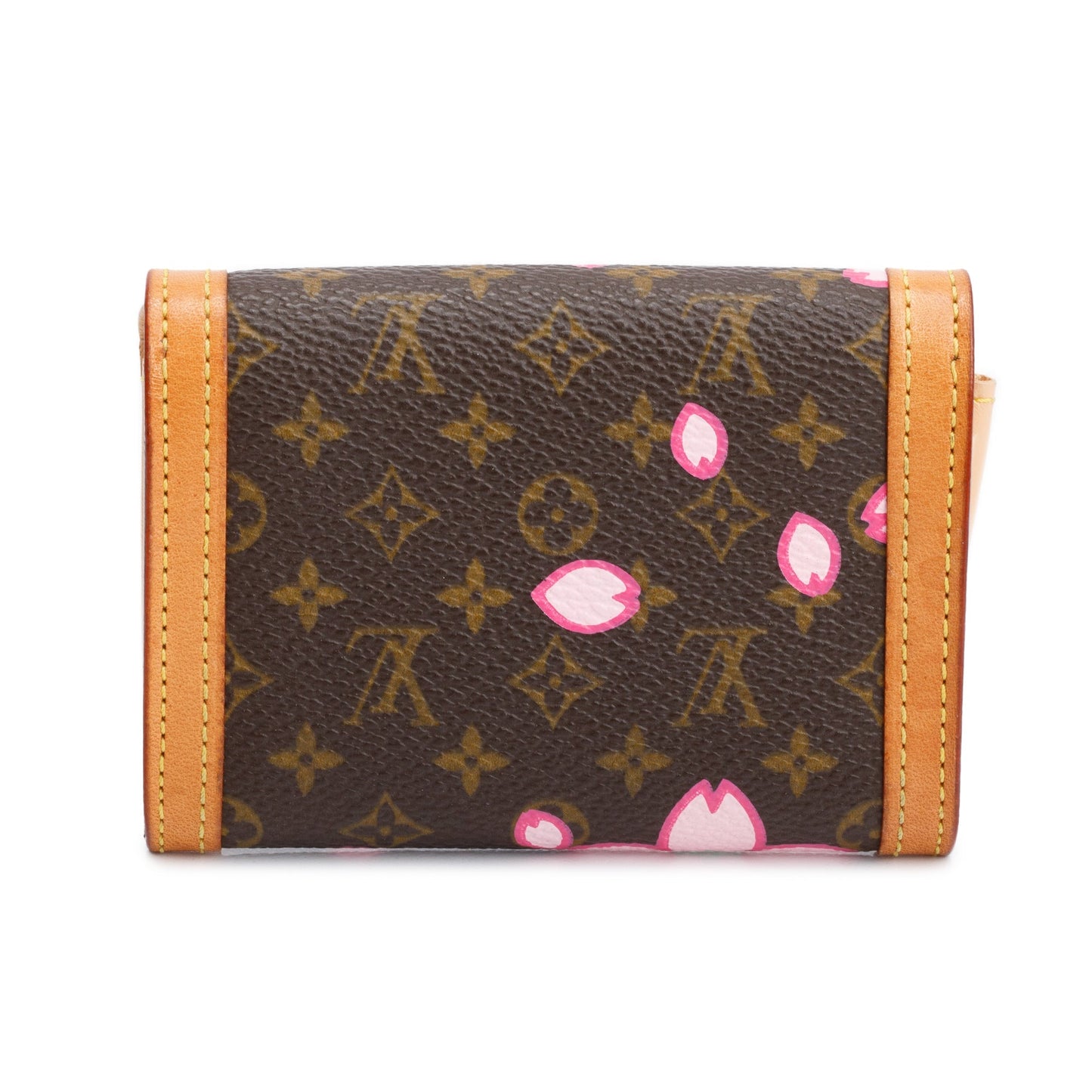 Louis Vuitton Monogram Cherry Blossom Porte-Monnaie Coin Purse
