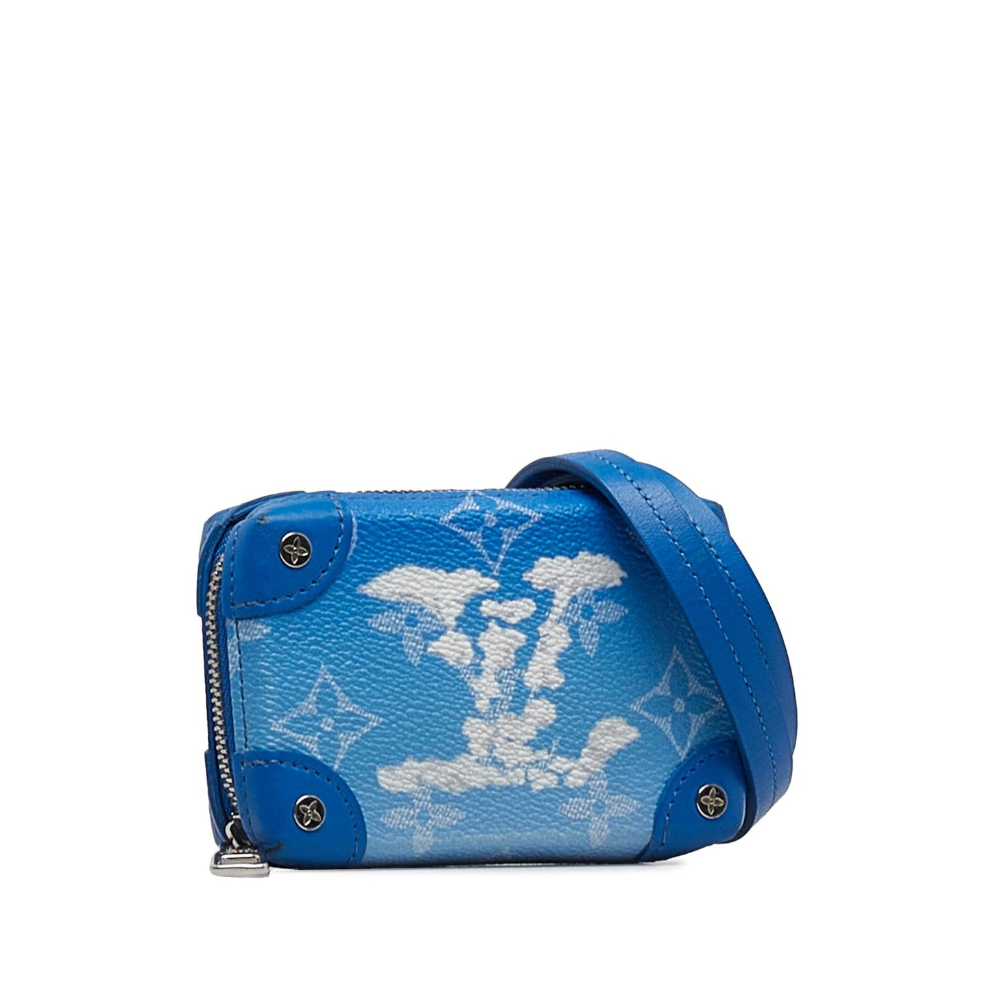 Louis Vuitton Monogram Clouds Soft Trunk Necklace Wallet (SHG-VZoEIZ)