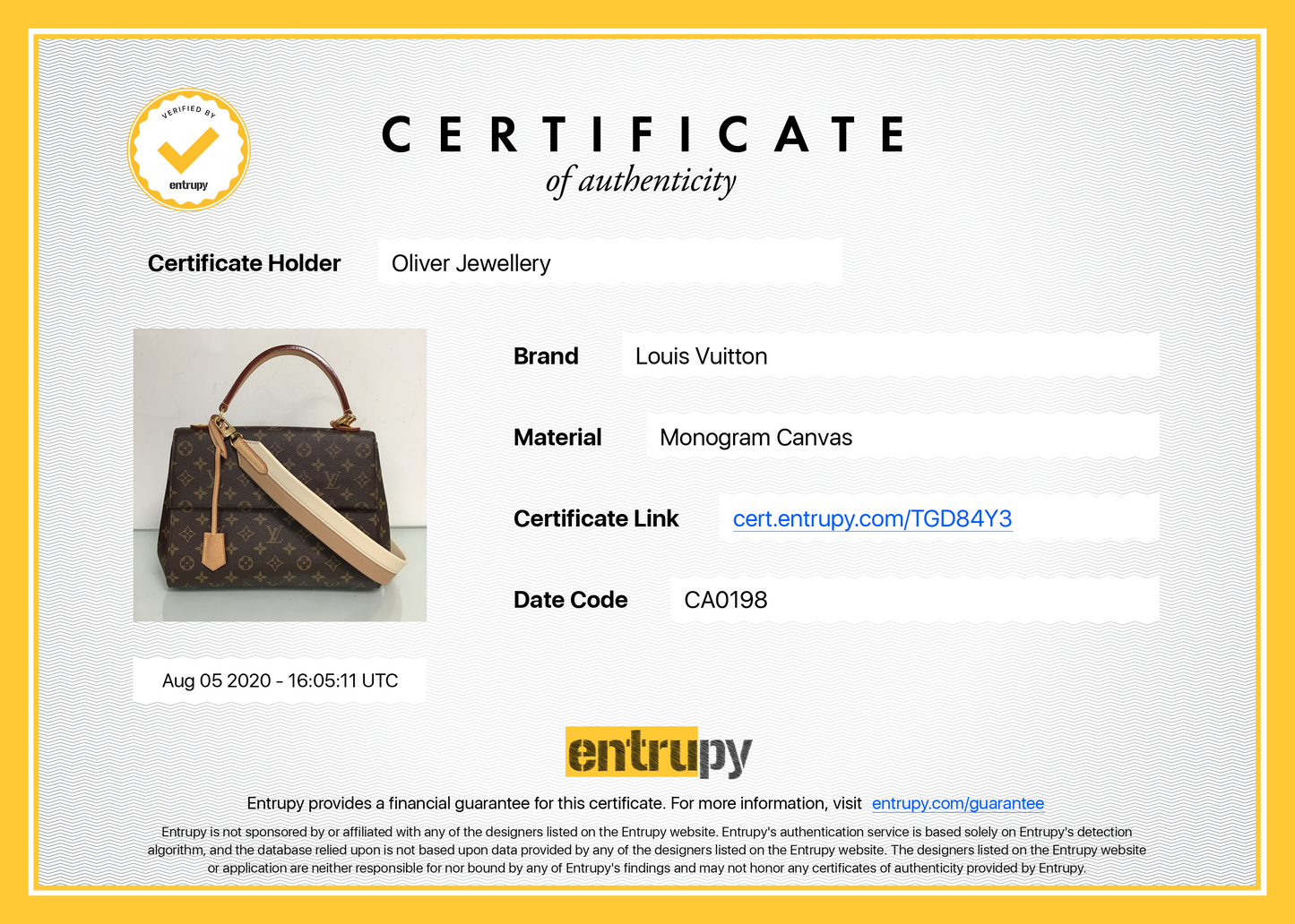 Louis Vuitton Monogram Cluny MM