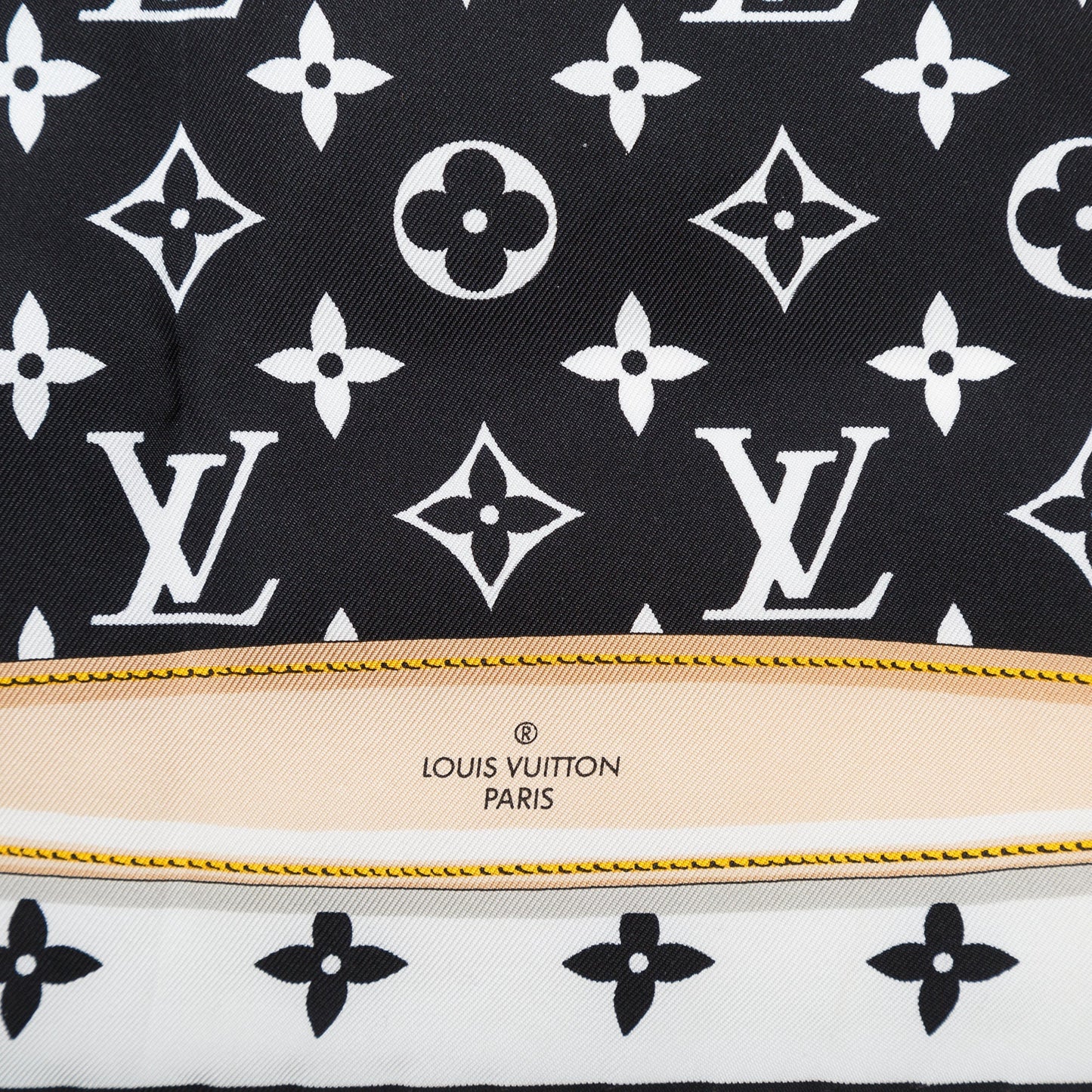 Louis Vuitton Monogram Confidential Square Scarf