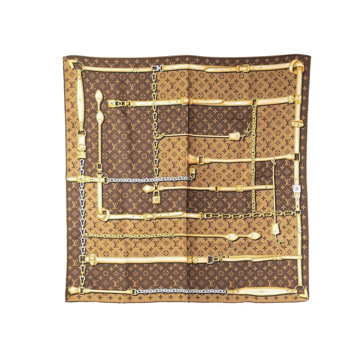Louis Vuitton Monogram Confidential Square Scarf