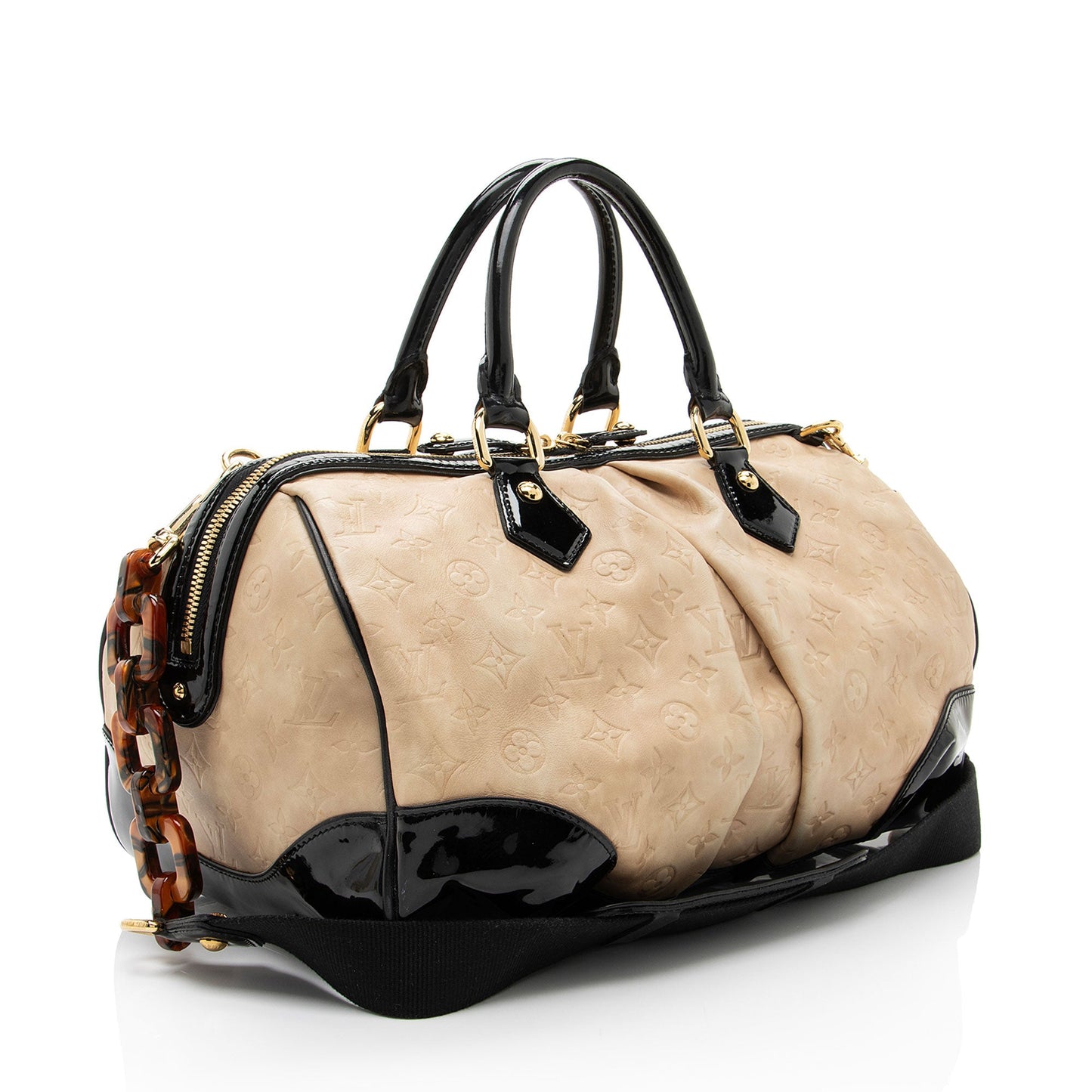 Louis Vuitton Monogram Cuir Embossed Stephen Satchel