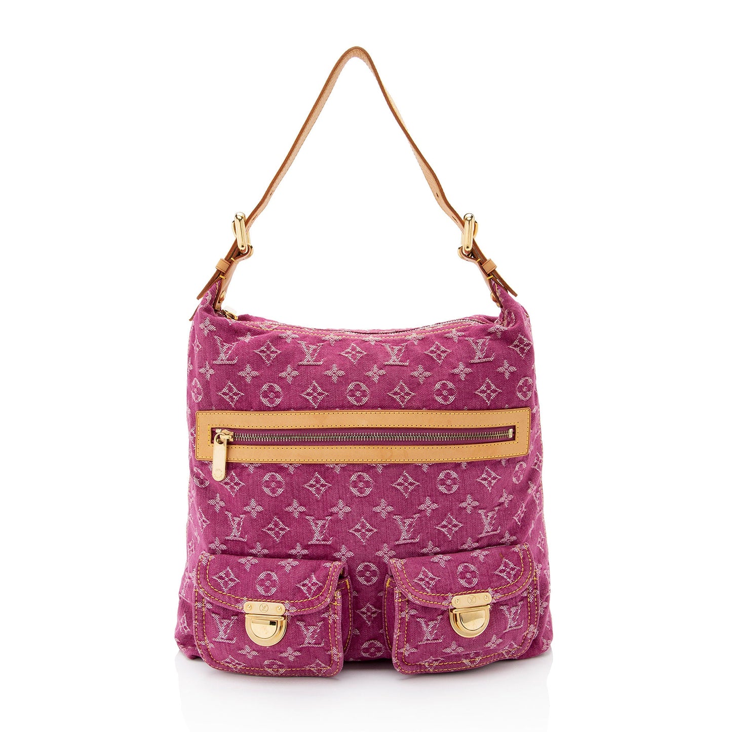 Louis Vuitton Monogram Denim Baggy GM Shoulder Bag (SHF-7nAZFi)