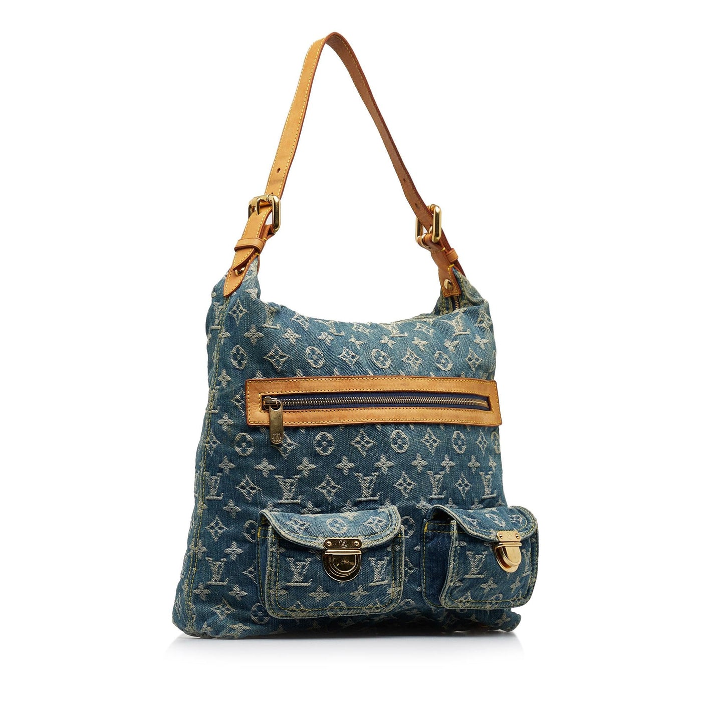 Louis Vuitton Monogram Denim Baggy GM (SHG-am0qwq)