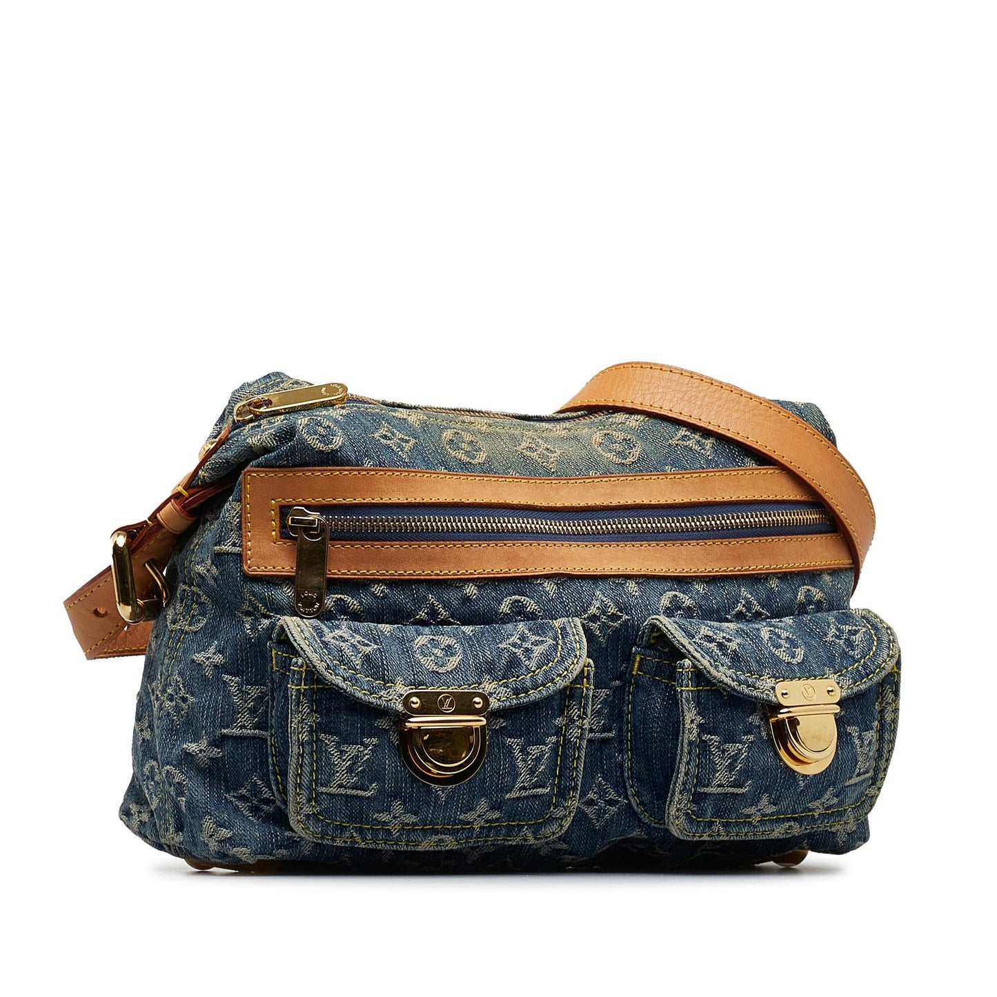 Louis Vuitton Monogram Denim Baggy PM (SHG-y77wjG)