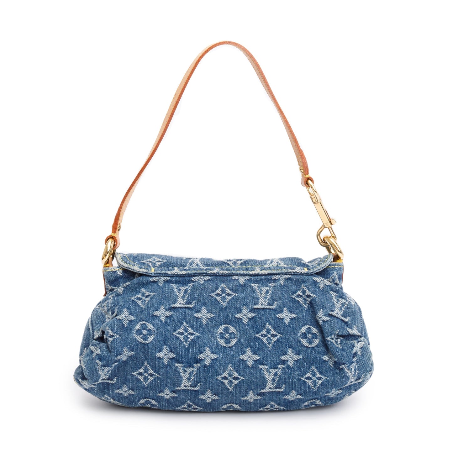 Louis Vuitton Monogram Denim Mini Pleaty Bag