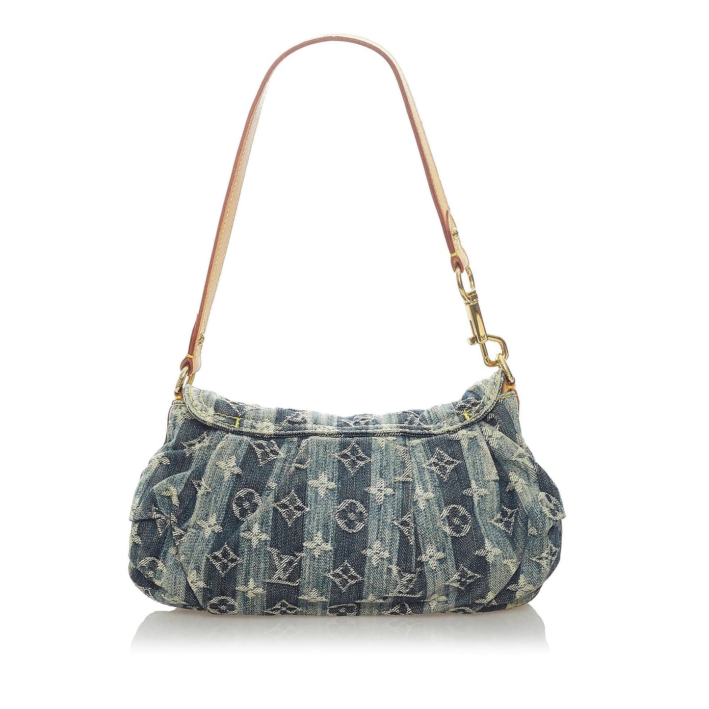 Louis Vuitton Monogram Denim Mini Pleaty Raye (SHG-33432)