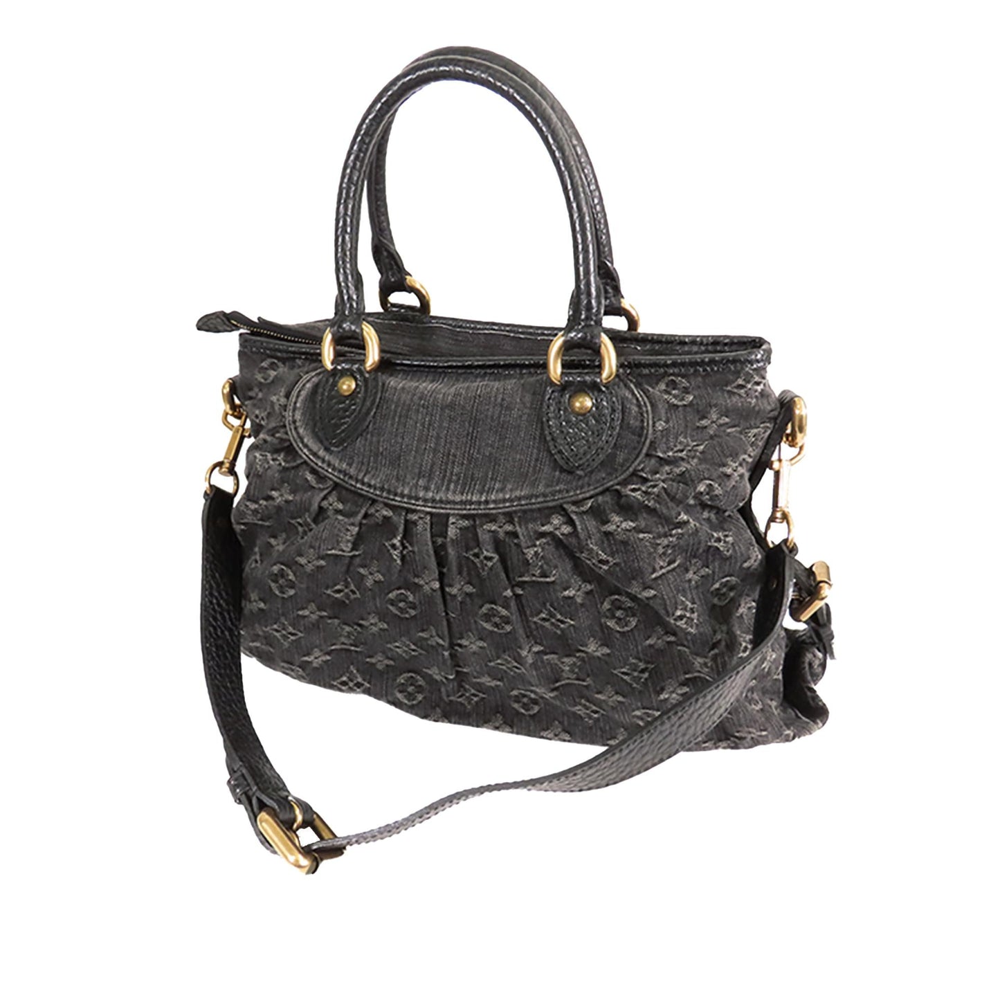 Louis Vuitton Monogram Denim Neo Cabby MM (SHG-RWGkIn)