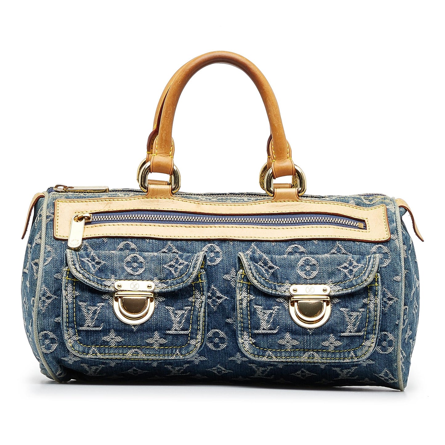 Louis Vuitton Monogram Denim Neo Speedy 30 (SHG-IwEjkZ)