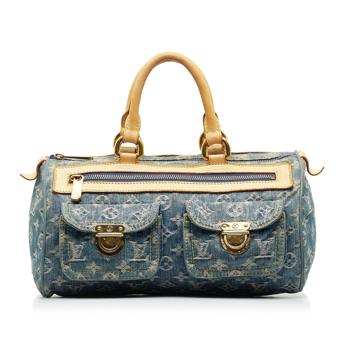 Louis Vuitton Monogram Denim Neo Speedy 30 (SHG-QgCgr2)